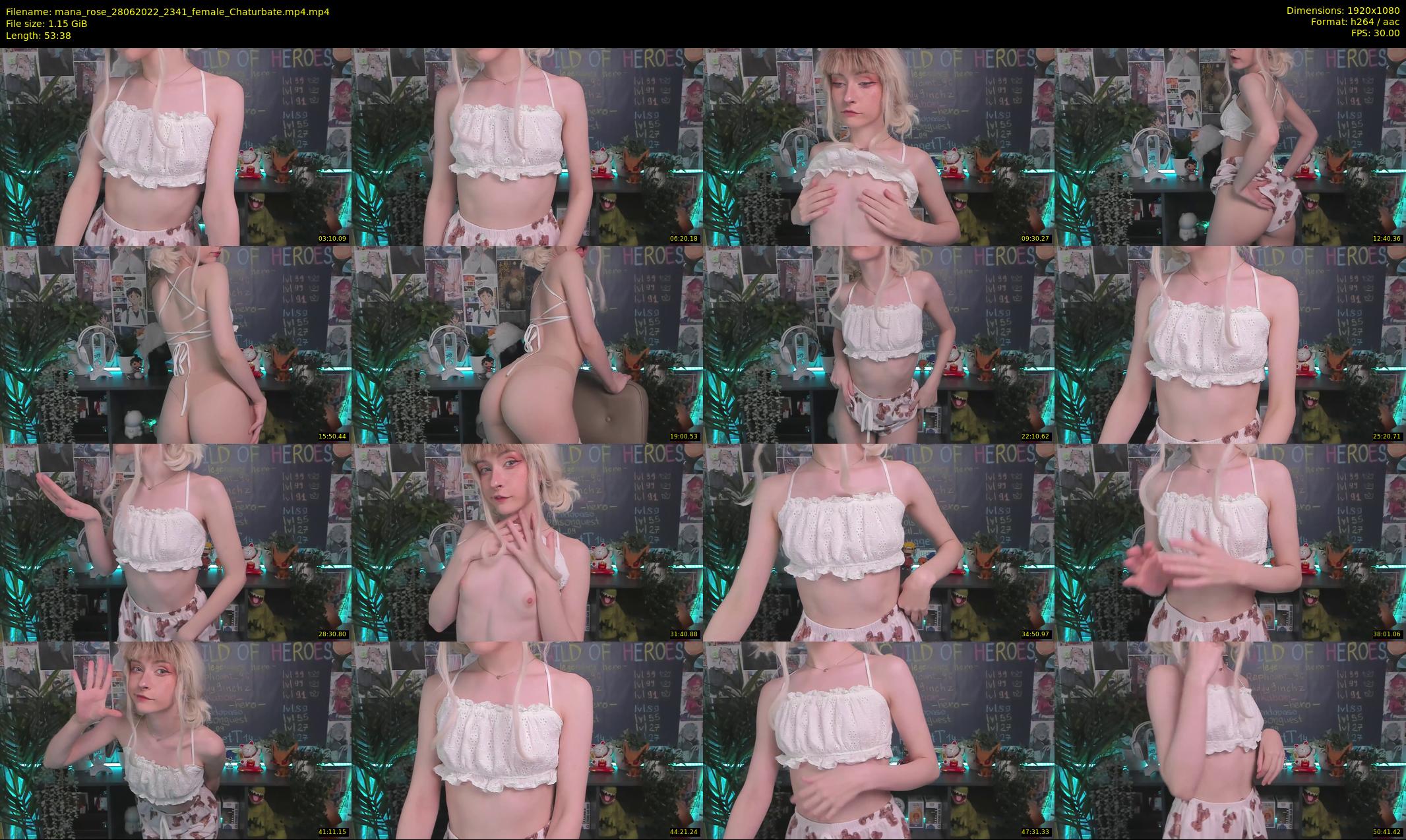 mana_rose — 54 minute Chaturbate female cam show recording, 1080p, Jun 28, 2022
