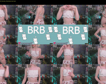 mana_rose — 55 minute Chaturbate female cam show recording, 1080p, Jun 29, 2022