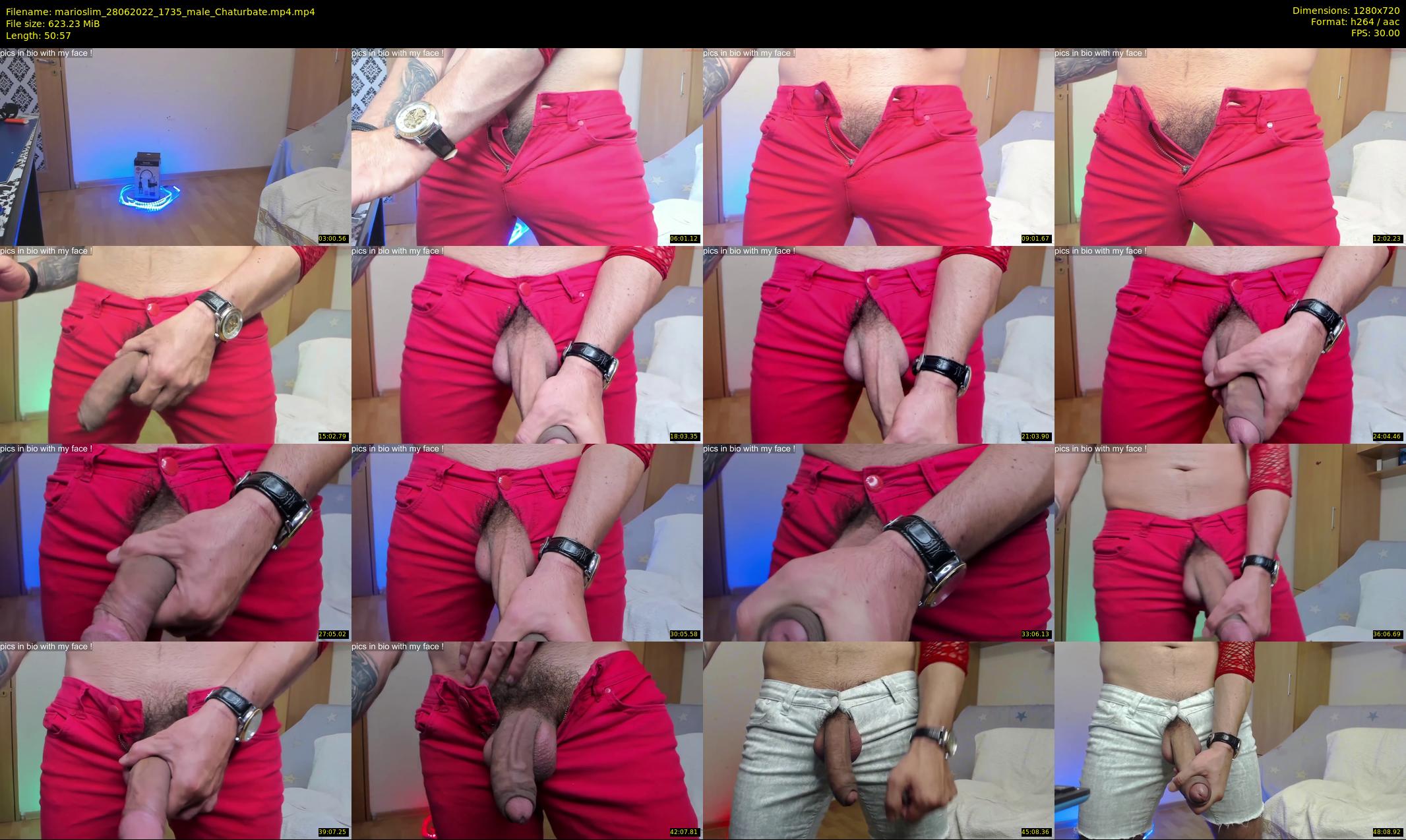 marioslim — 51 minute Chaturbate male cam show recording, 720p, Jun 28, 2022