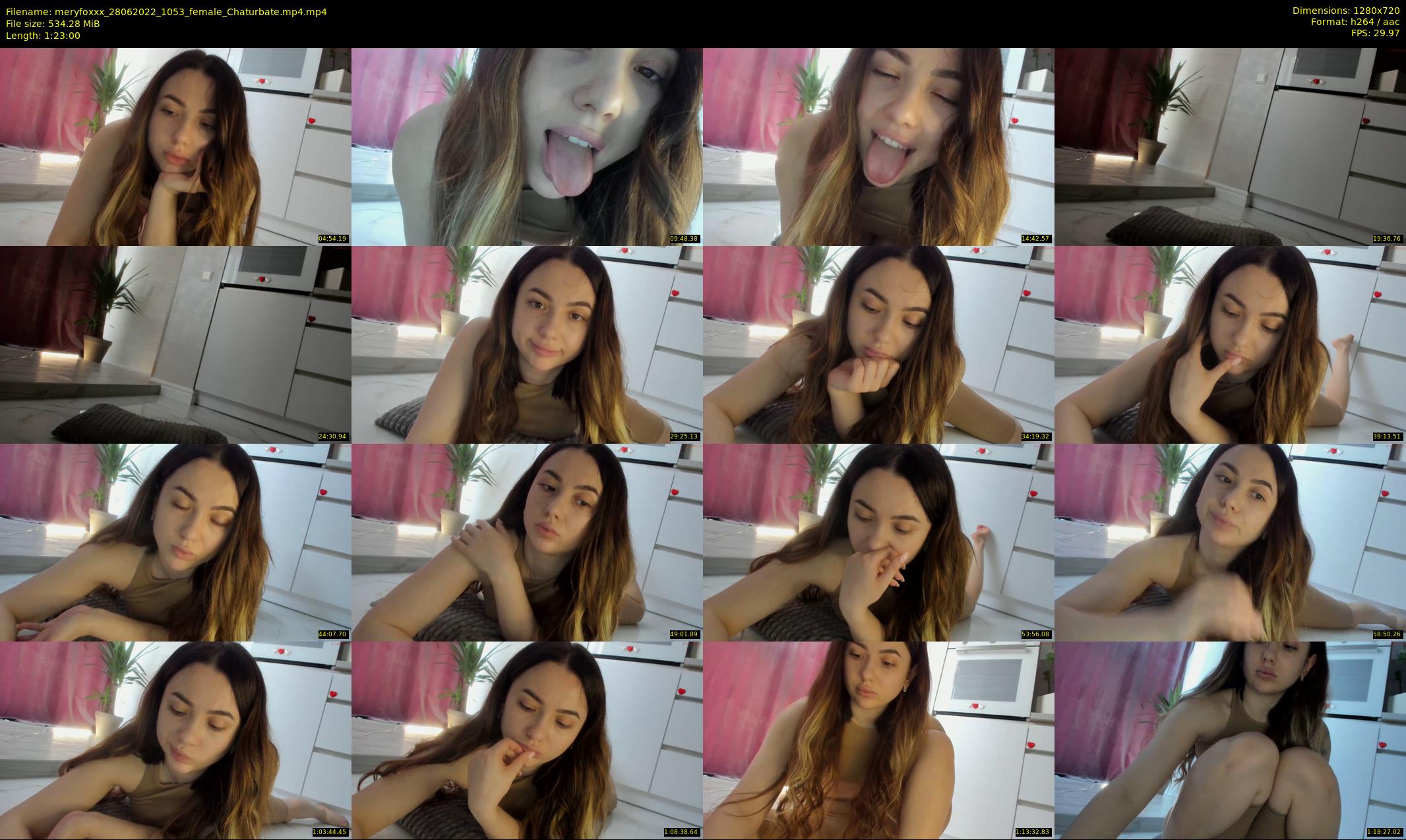 meryfoxxx — 83 minute Chaturbate female cam show recording, 720p, Jun 28, 2022