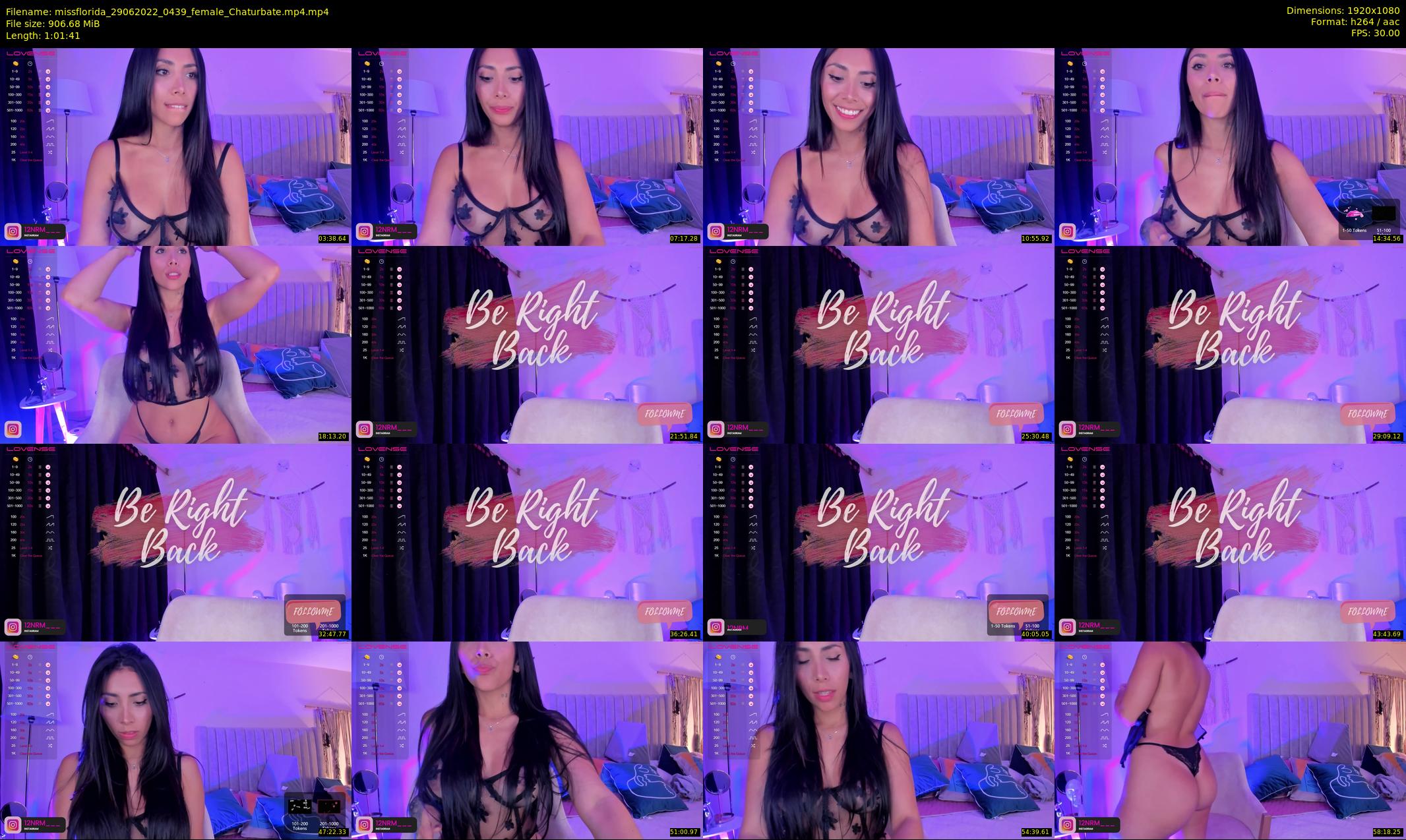 missflorida — 62 minute Chaturbate female cam show recording, 1080p, Jun 29, 2022