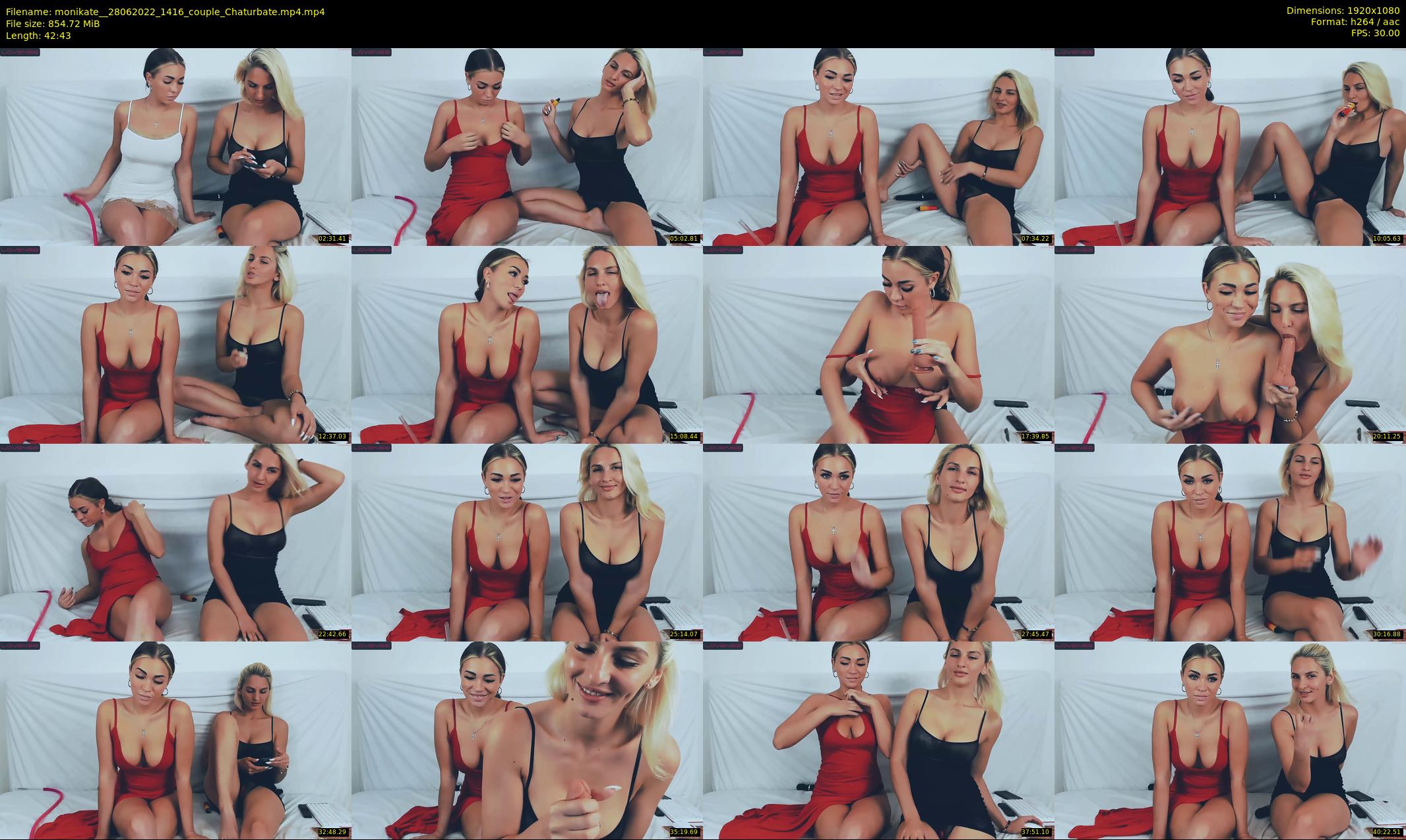 monikate_ — 43 minute Chaturbate couple cam show recording, 1080p, Jun 28, 2022
