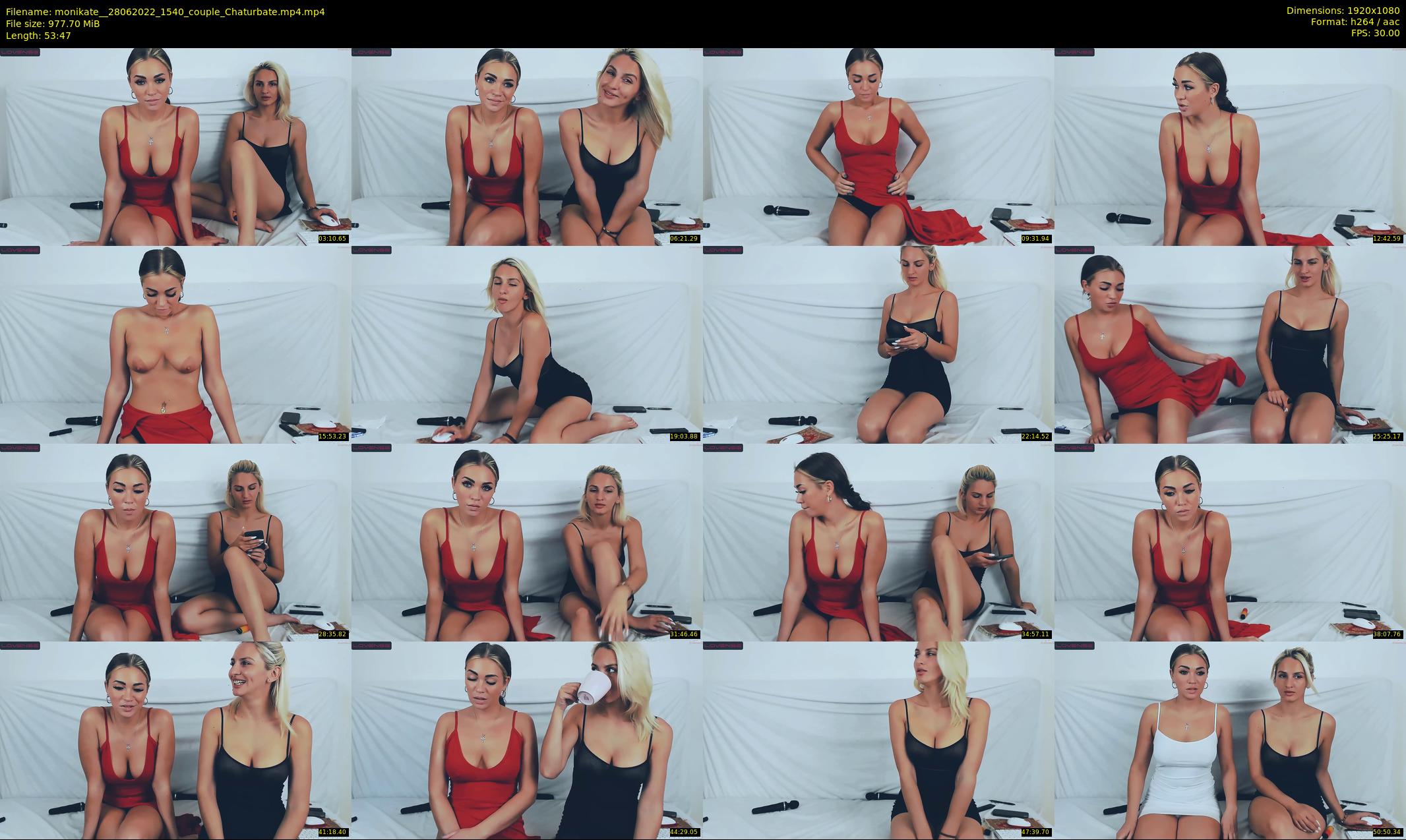 monikate_ — 54 minute Chaturbate couple cam show recording, 1080p, Jun 28, 2022