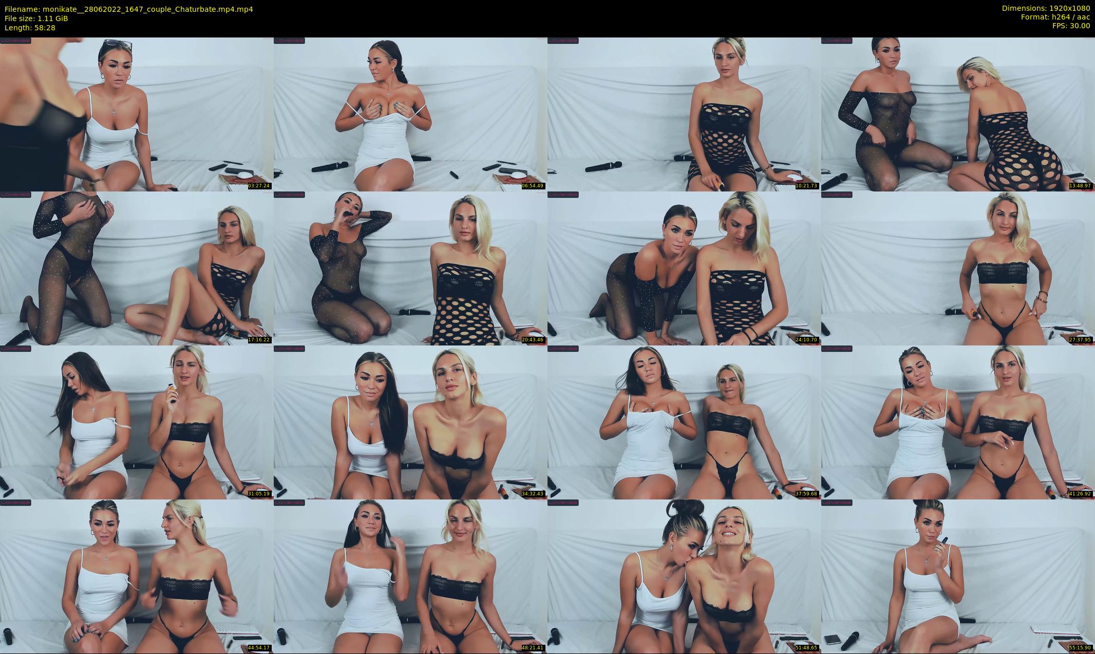 monikate_ — 59 minute Chaturbate couple cam show recording, 1080p, Jun 28, 2022