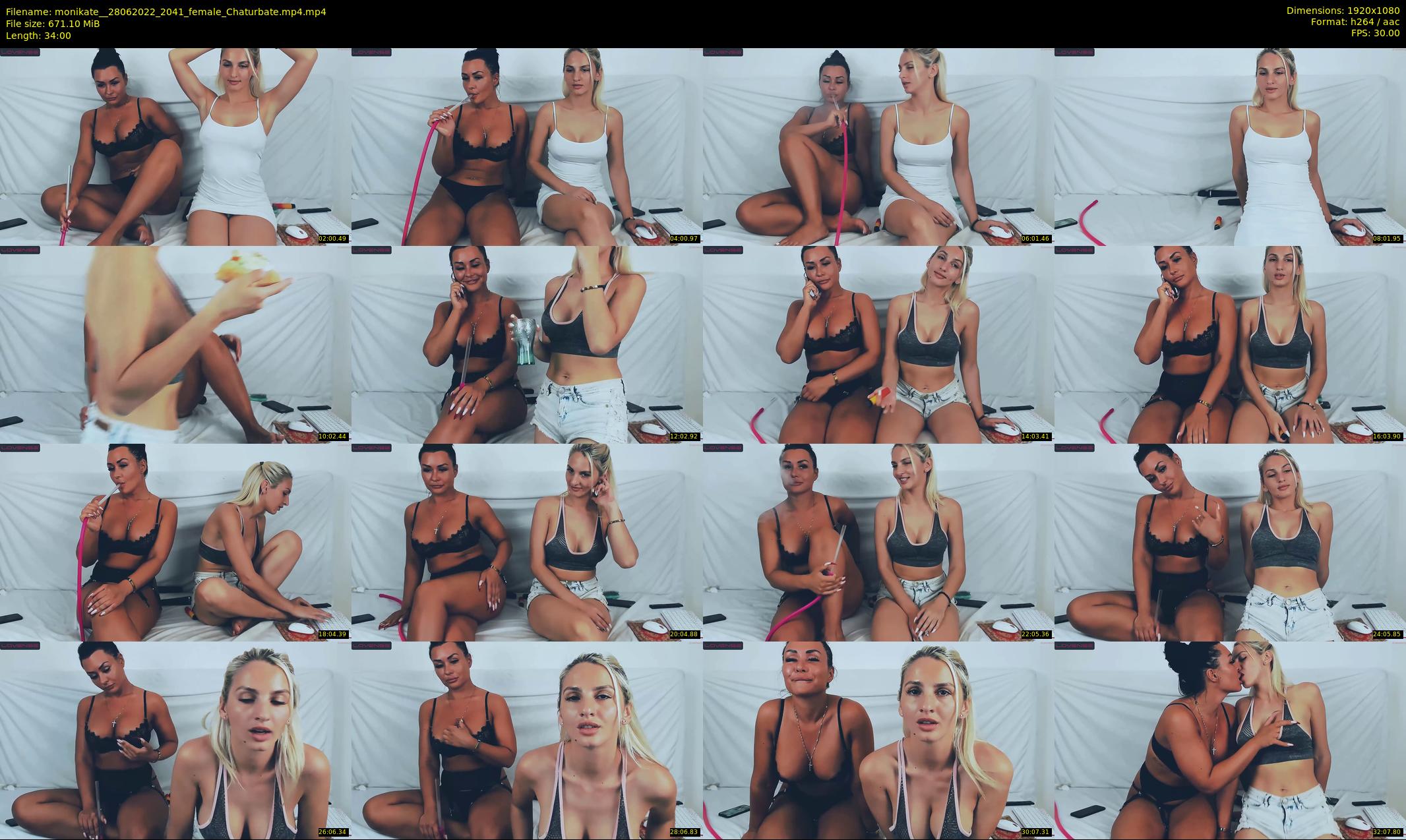 monikate_ — 34 minute Chaturbate couple cam show recording, 1080p, Jun 28, 2022