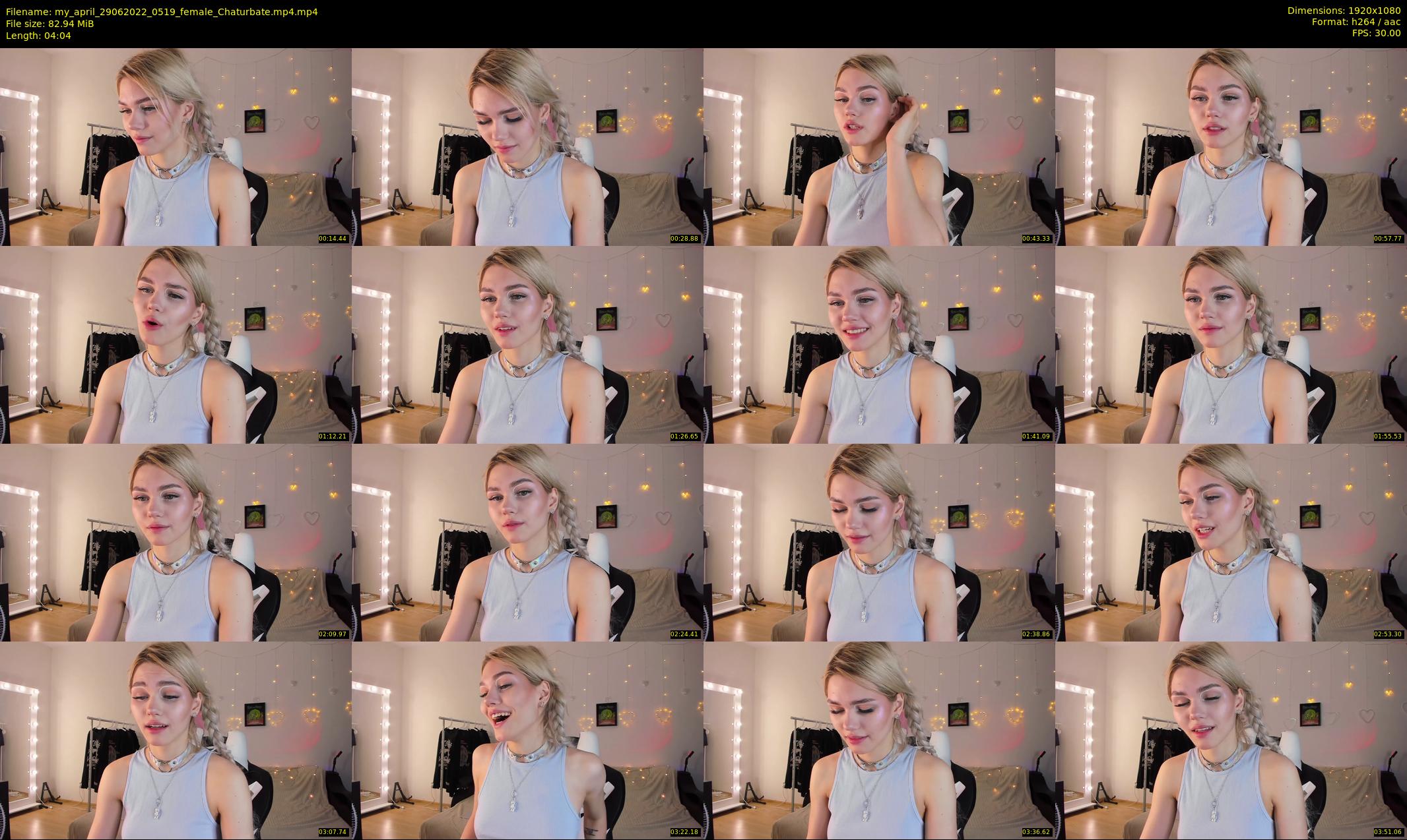 my_april — 5 minute Chaturbate female cam show recording, 1080p, Jun 29, 2022