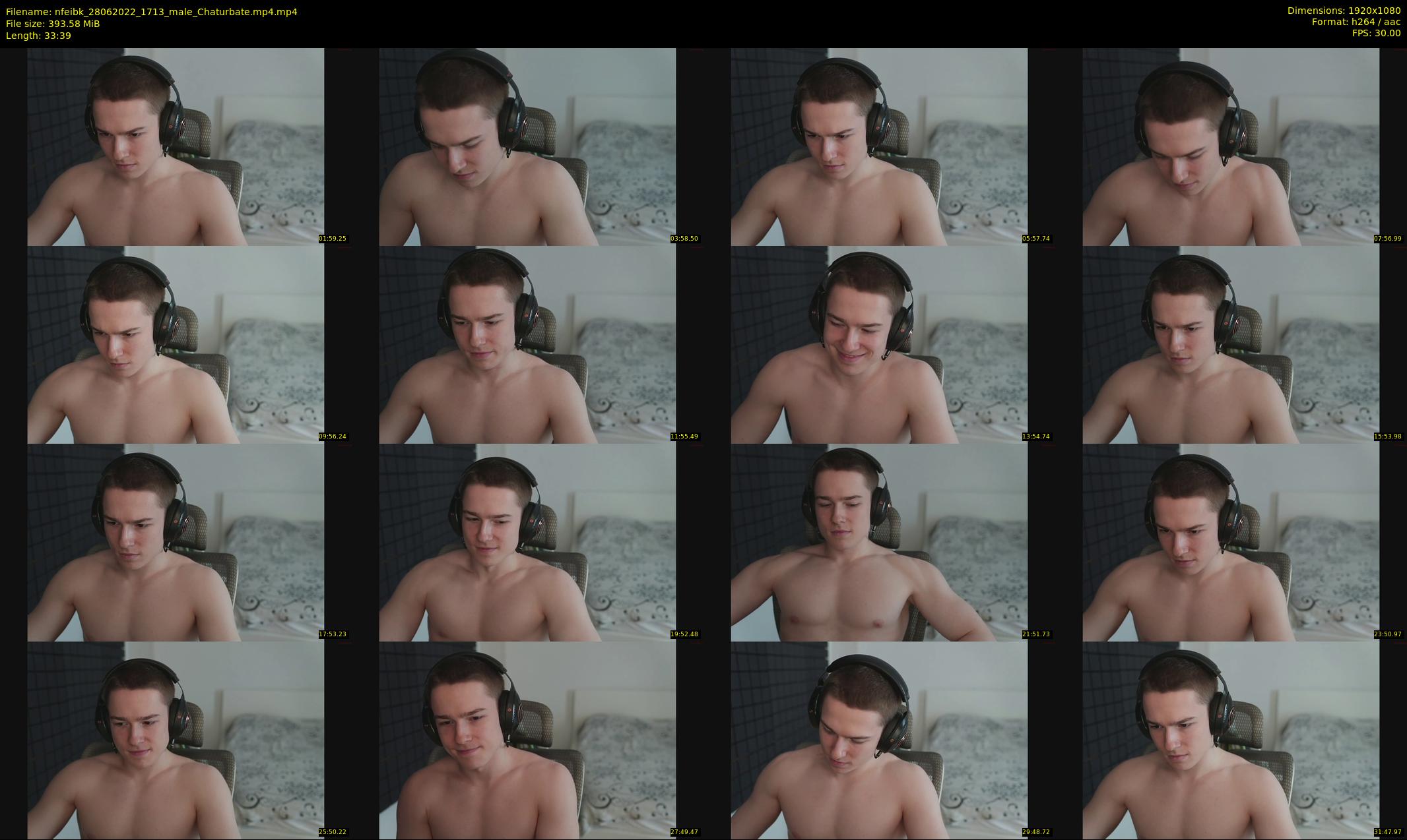 nfeibk — 34 minute Chaturbate male cam show recording, 1080p, Jun 28, 2022