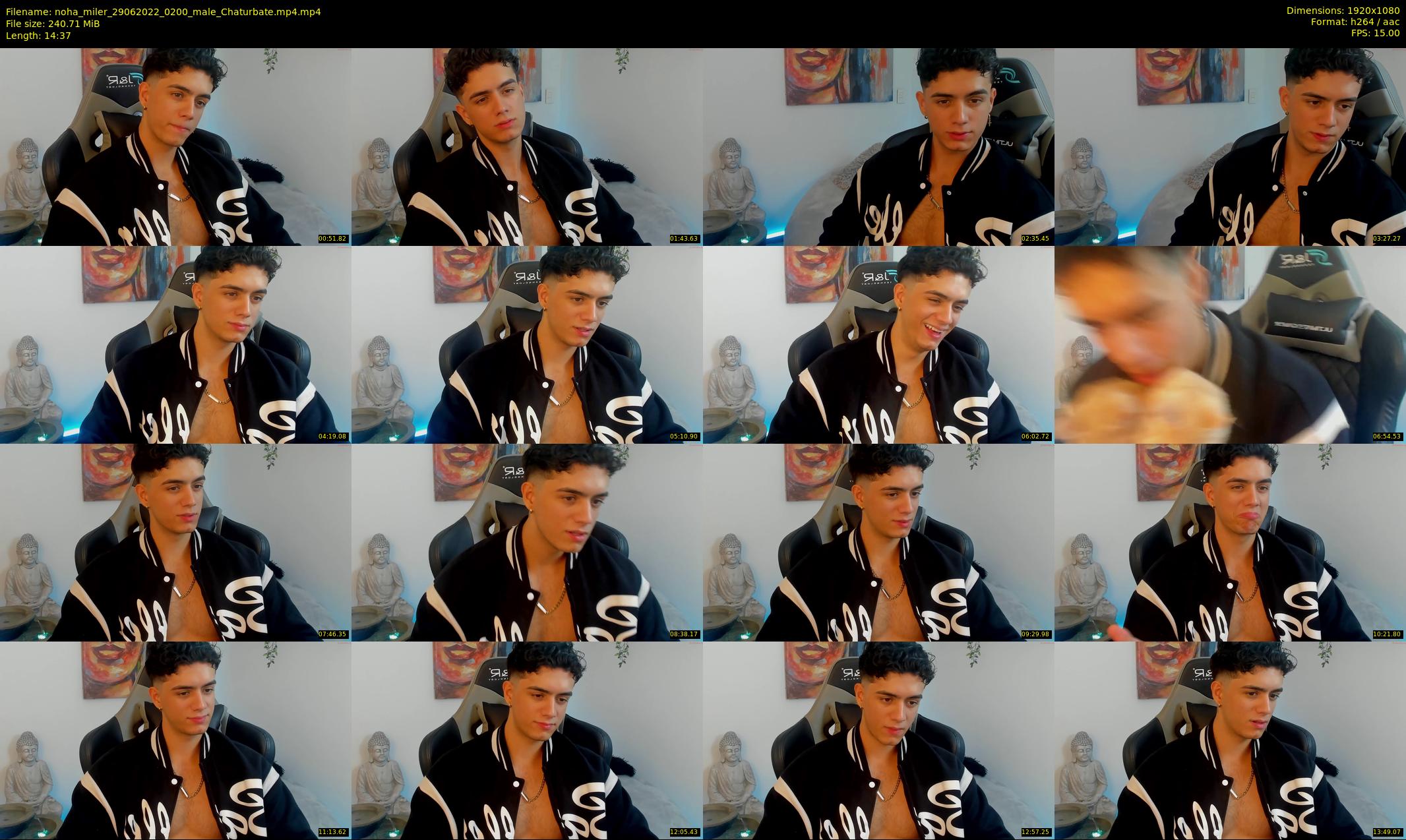 noha_miler — 15 minute Chaturbate male cam show recording, 1080p, Jun 29, 2022