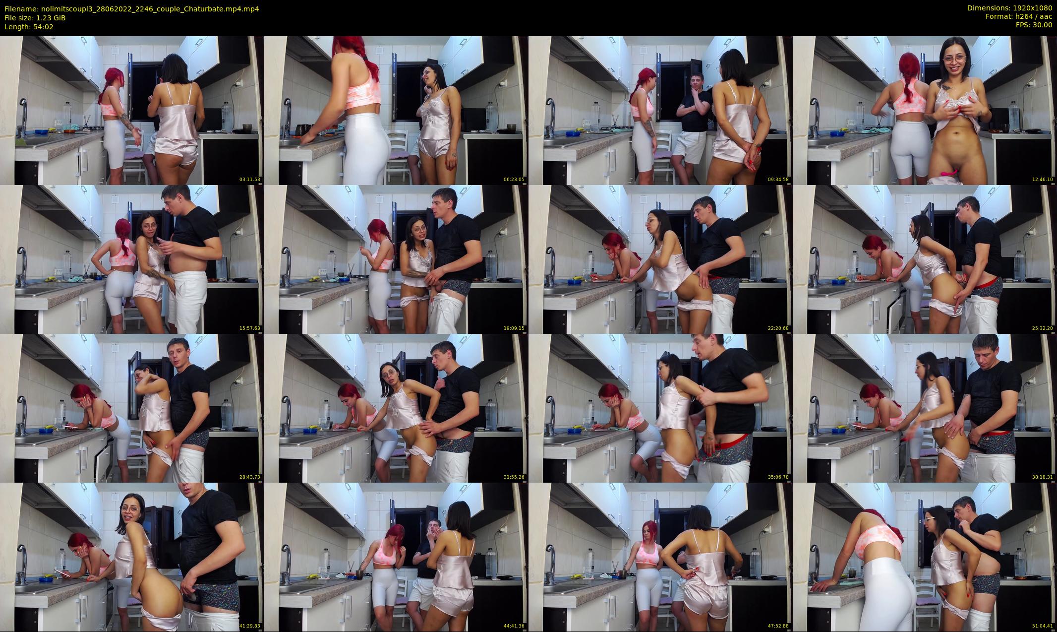 nolimitscoupl3 — 55 minute Chaturbate couple cam show recording, 1080p, Jun 28, 2022