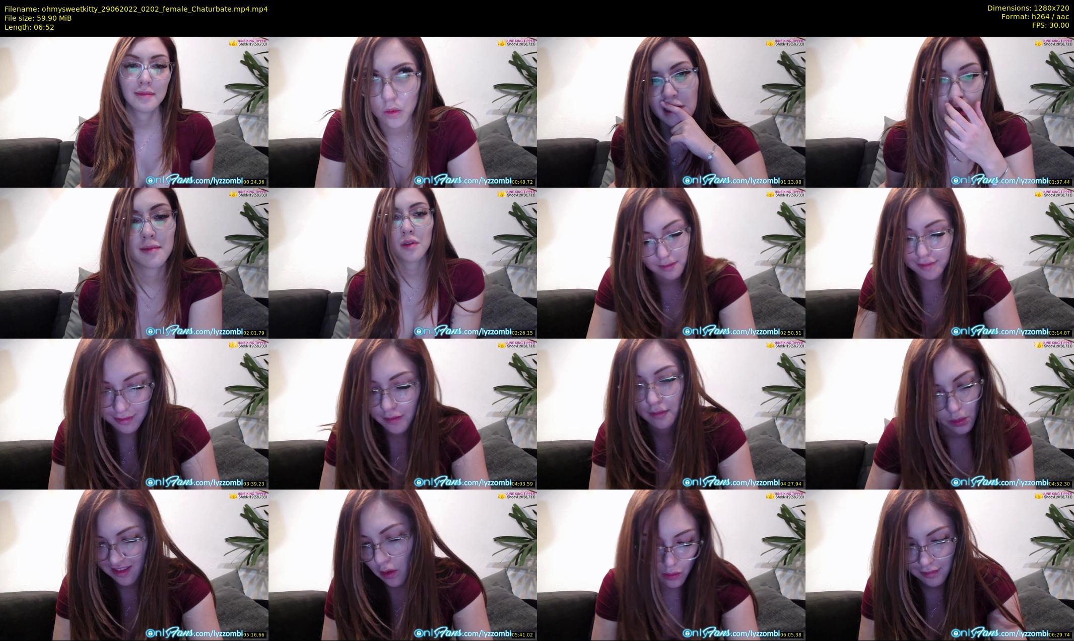 ohmysweetkitty — 7 minute Chaturbate female cam show recording, 720p, Jun 29, 2022