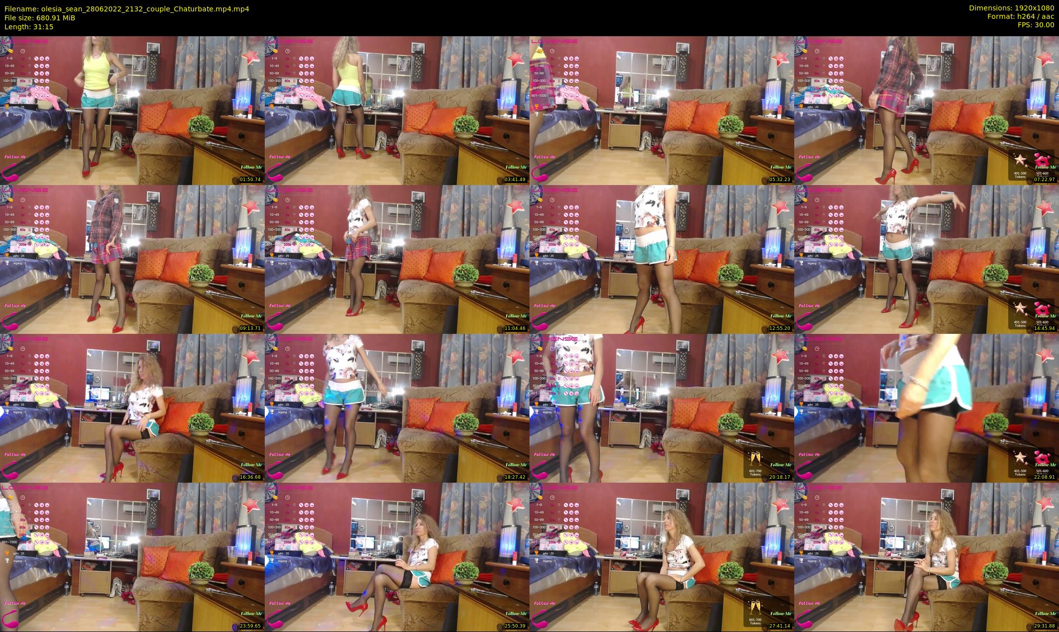 olesia_sean — 32 minute Chaturbate couple cam show recording, 1080p, Jun 28, 2022