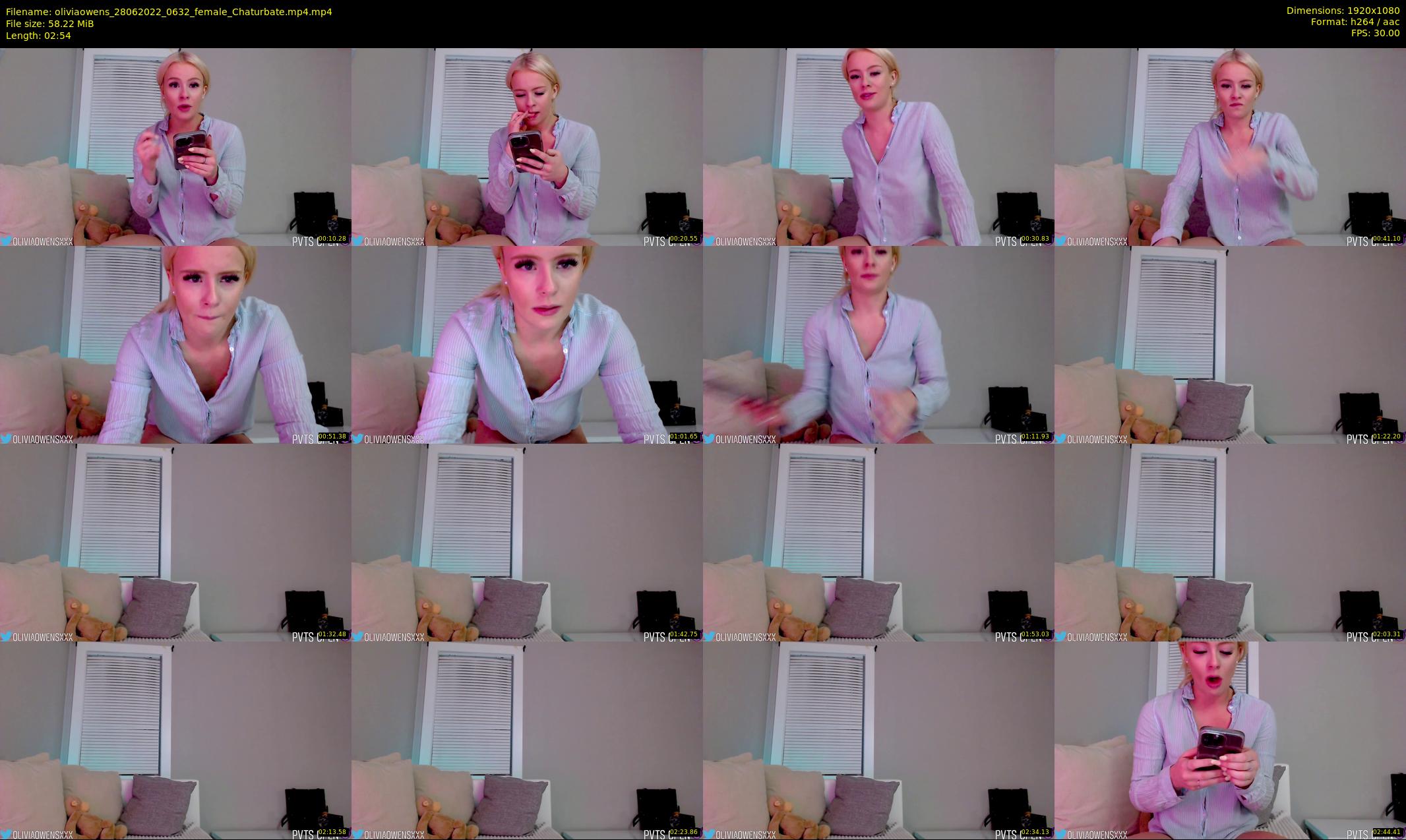 oliviaowens — 3 minute Chaturbate female cam show recording, 1080p, Jun 28, 2022