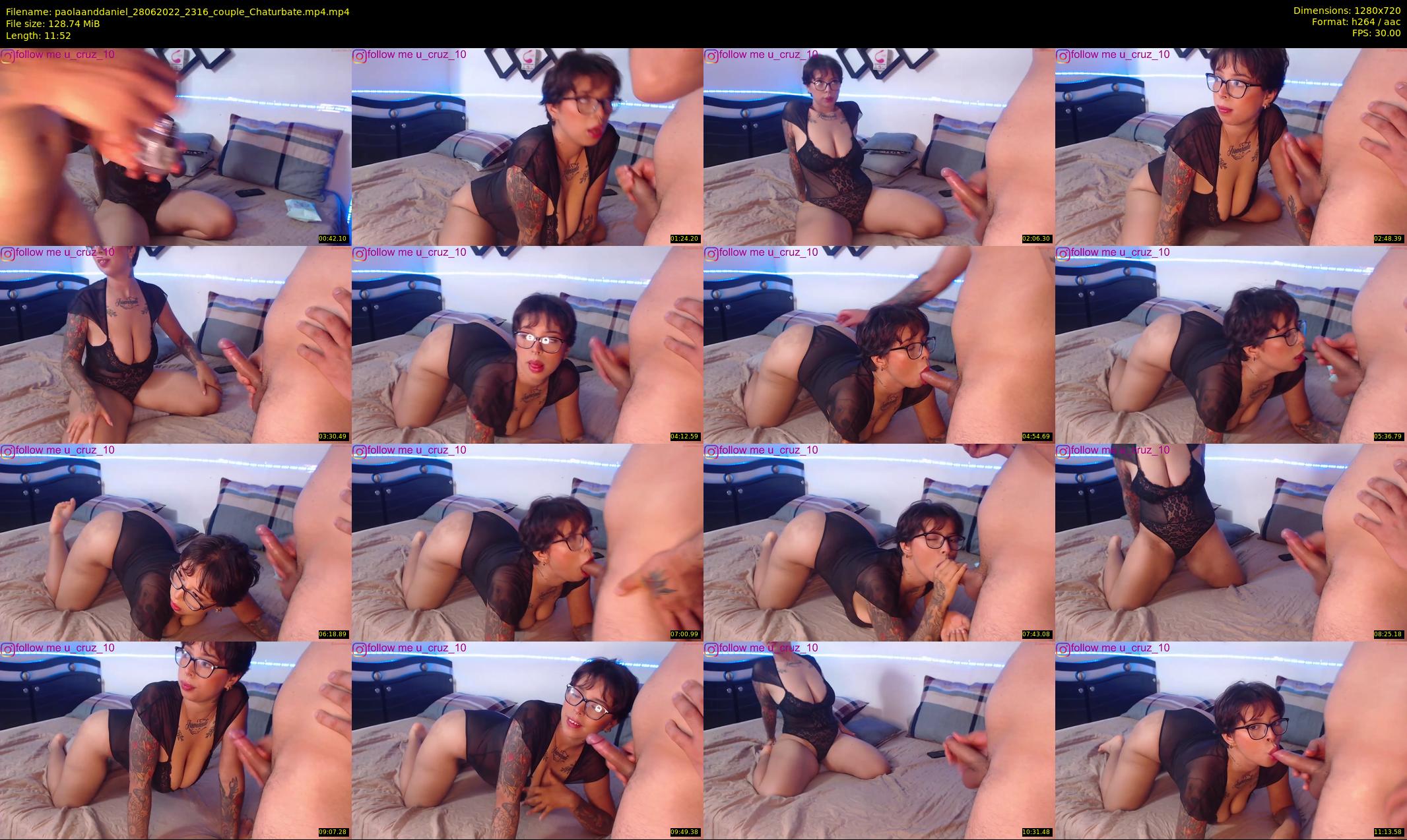 paolaanddaniel — 12 minute Chaturbate couple cam show recording, 720p, Jun 28, 2022