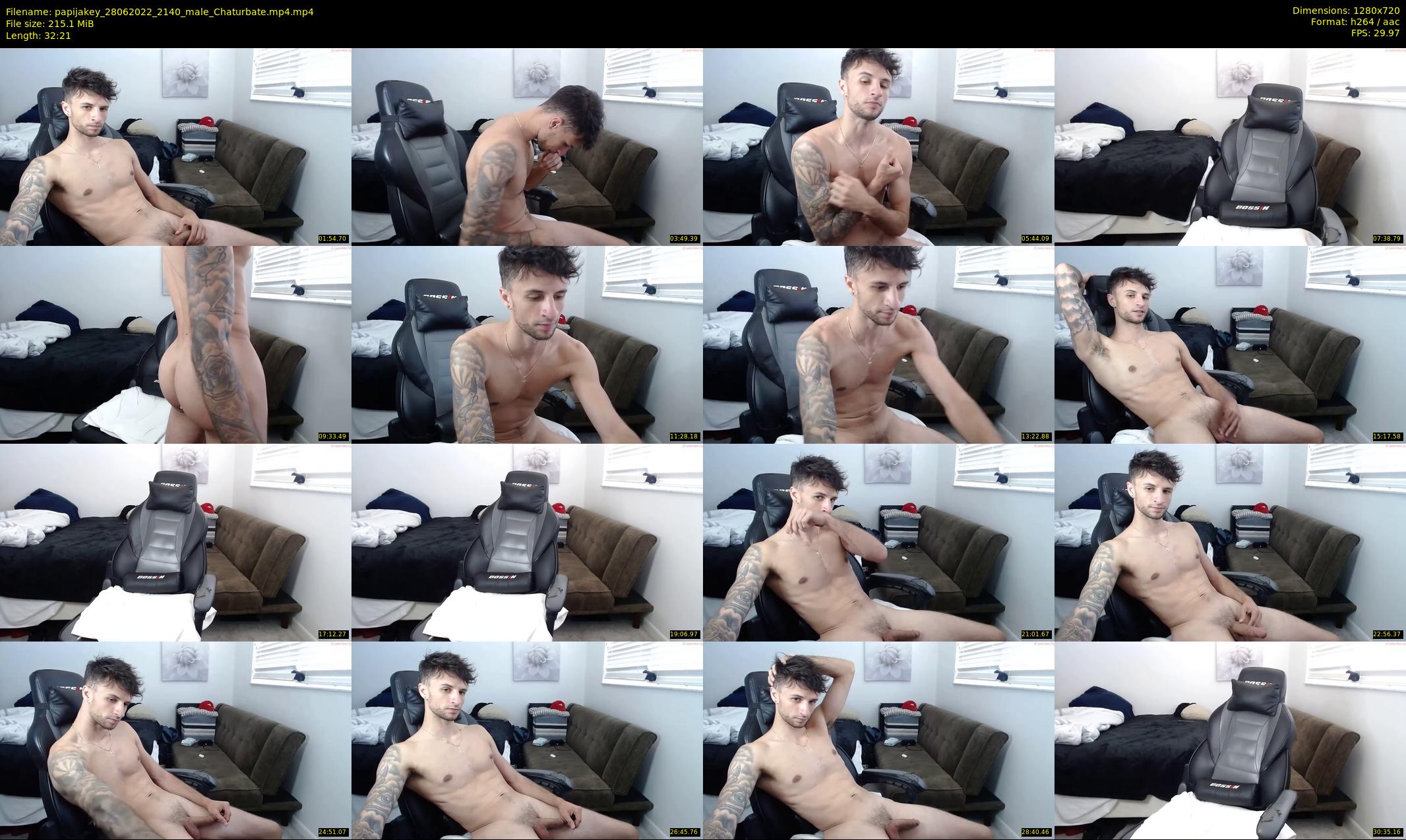 papijakey — 33 minute Chaturbate male cam show recording, 720p, Jun 28, 2022
