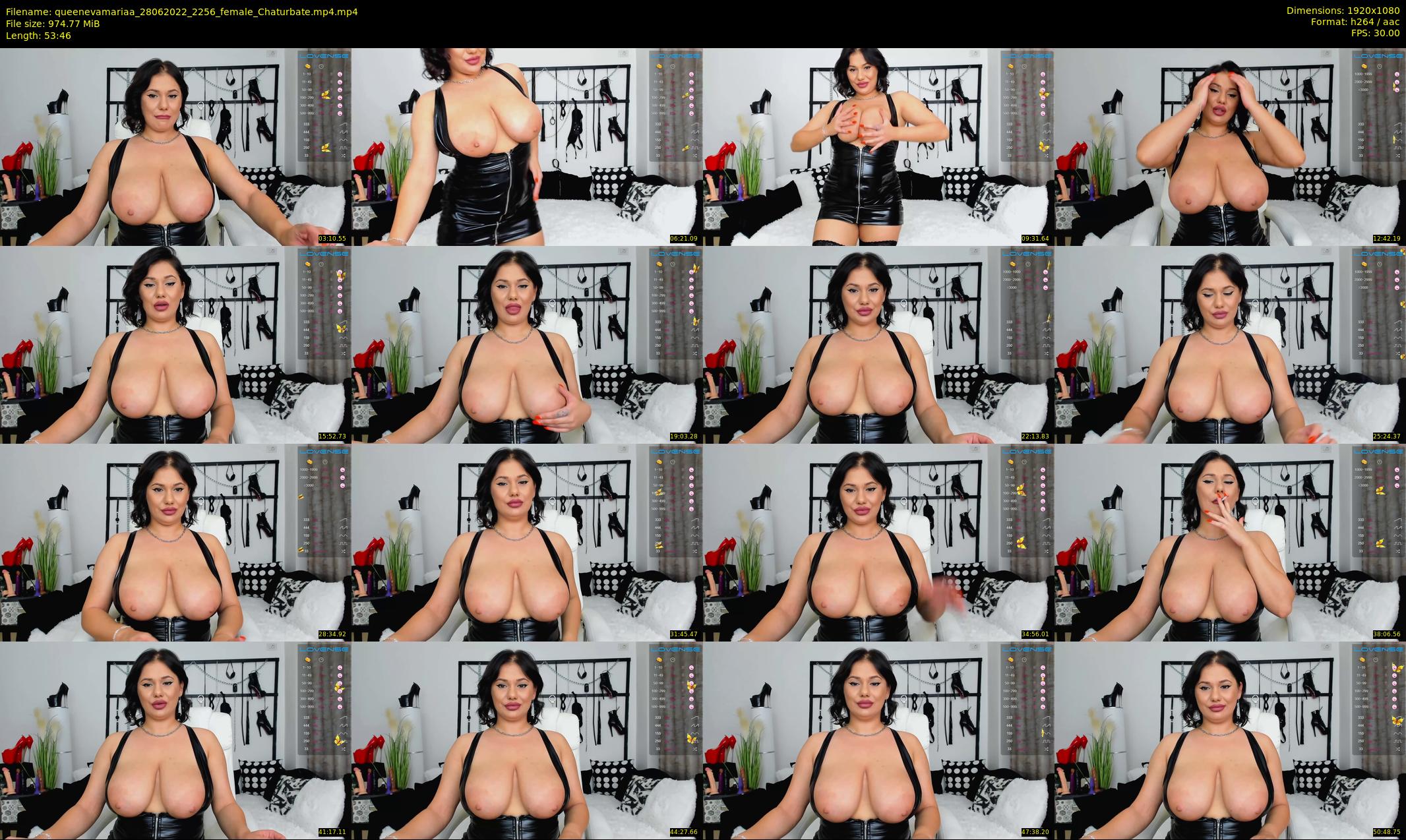 queenevamariaa — 54 minute Chaturbate female cam show recording, 1080p, Jun 28, 2022