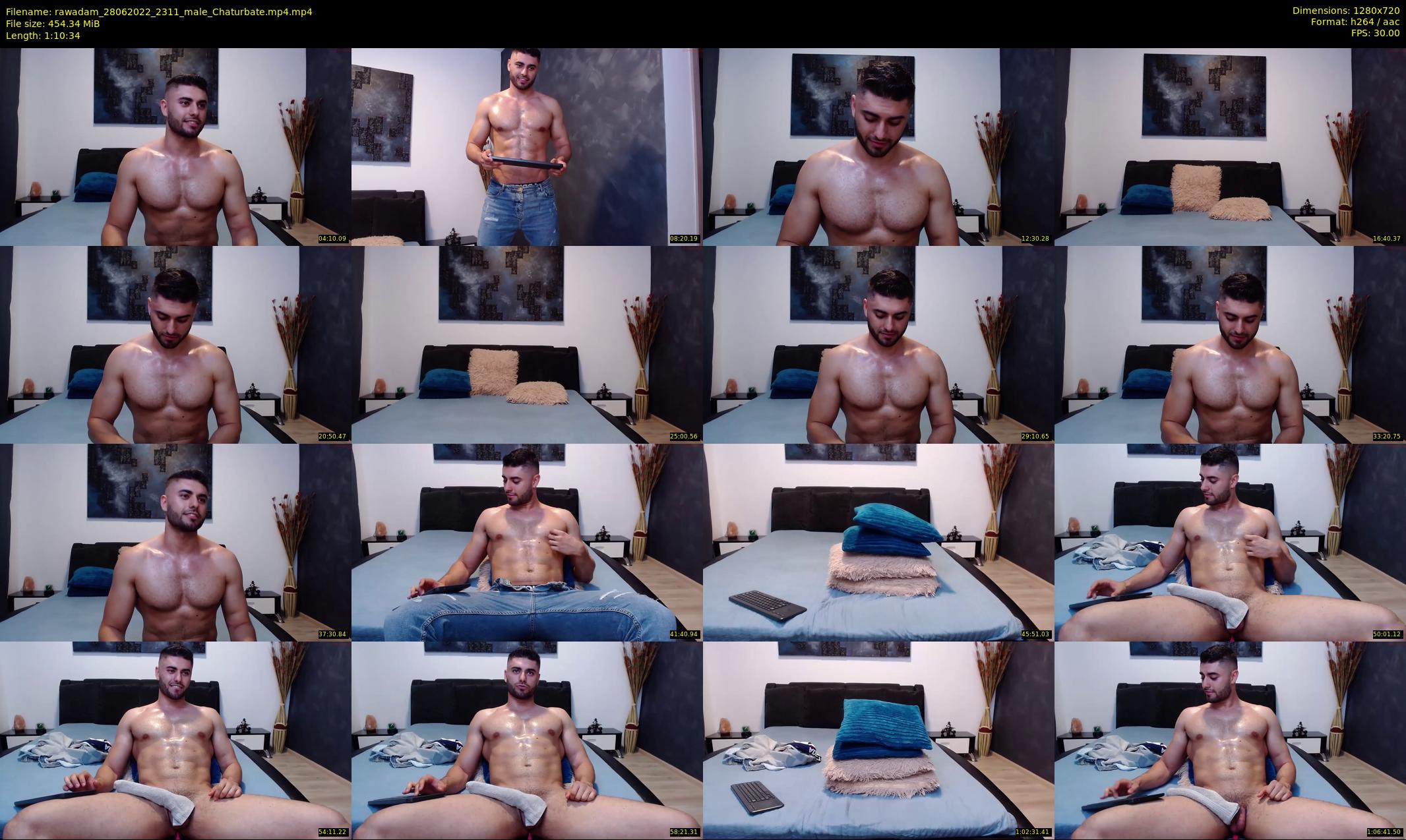 rawadam — 71 minute Chaturbate male cam show recording, 720p, Jun 28, 2022