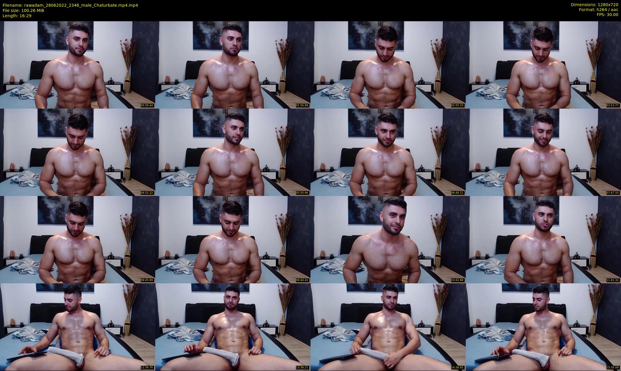 rawadam — 17 minute Chaturbate male cam show recording, 720p, Jun 28, 2022