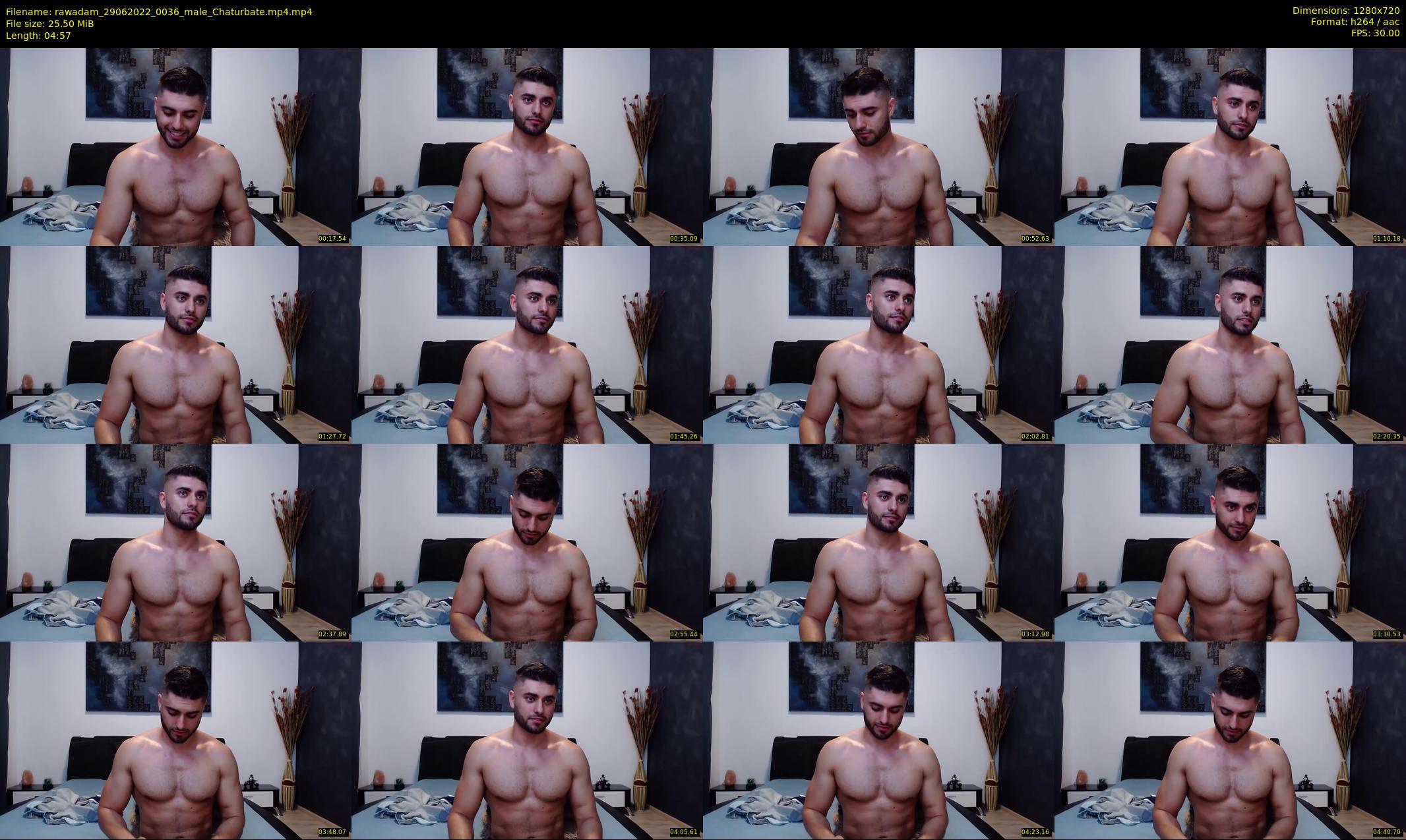 rawadam — 5 minute Chaturbate male cam show recording, 720p, Jun 29, 2022