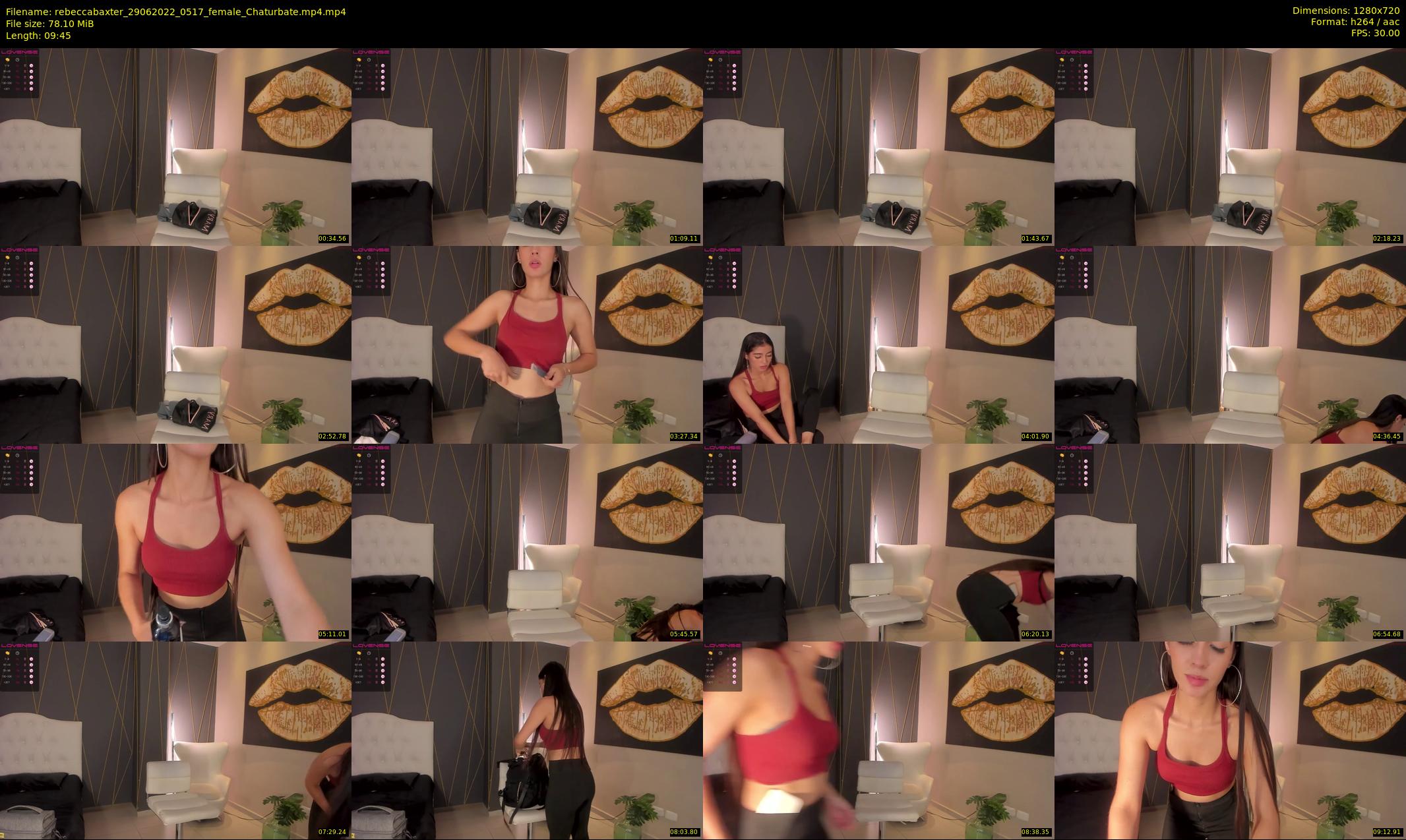 rebeccabaxter — 10 minute Chaturbate female cam show recording, 720p, Jun 29, 2022