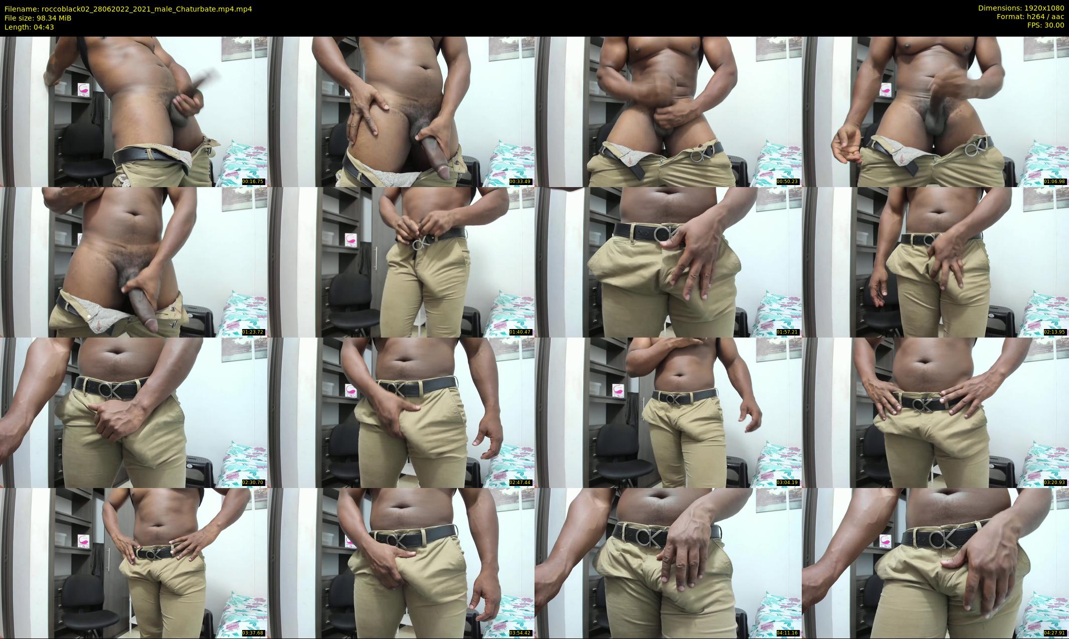 roccoblack02 — 5 minute Chaturbate male cam show recording, 1080p, Jun 28, 2022