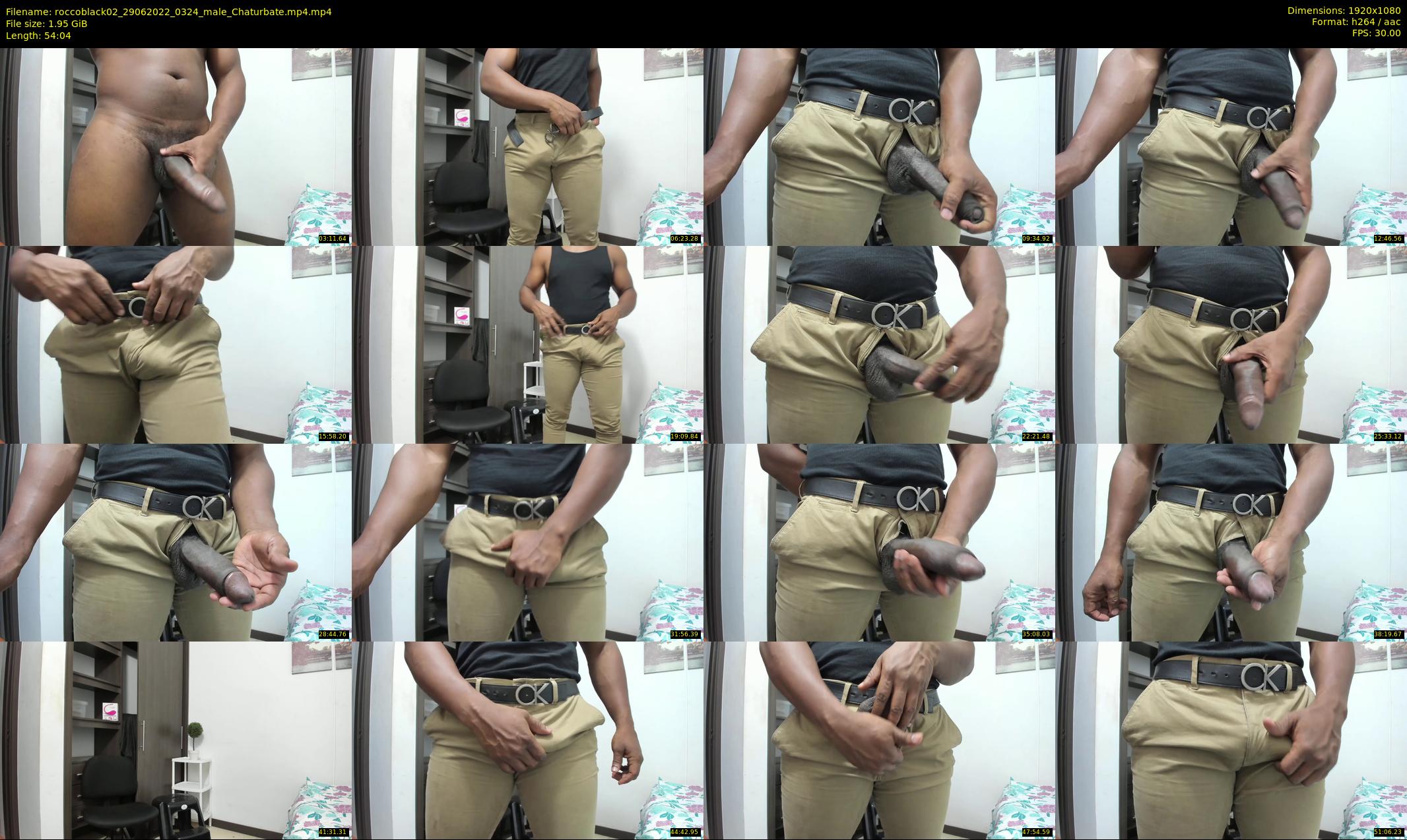 roccoblack02 — 55 minute Chaturbate male cam show recording, 1080p, Jun 29, 2022