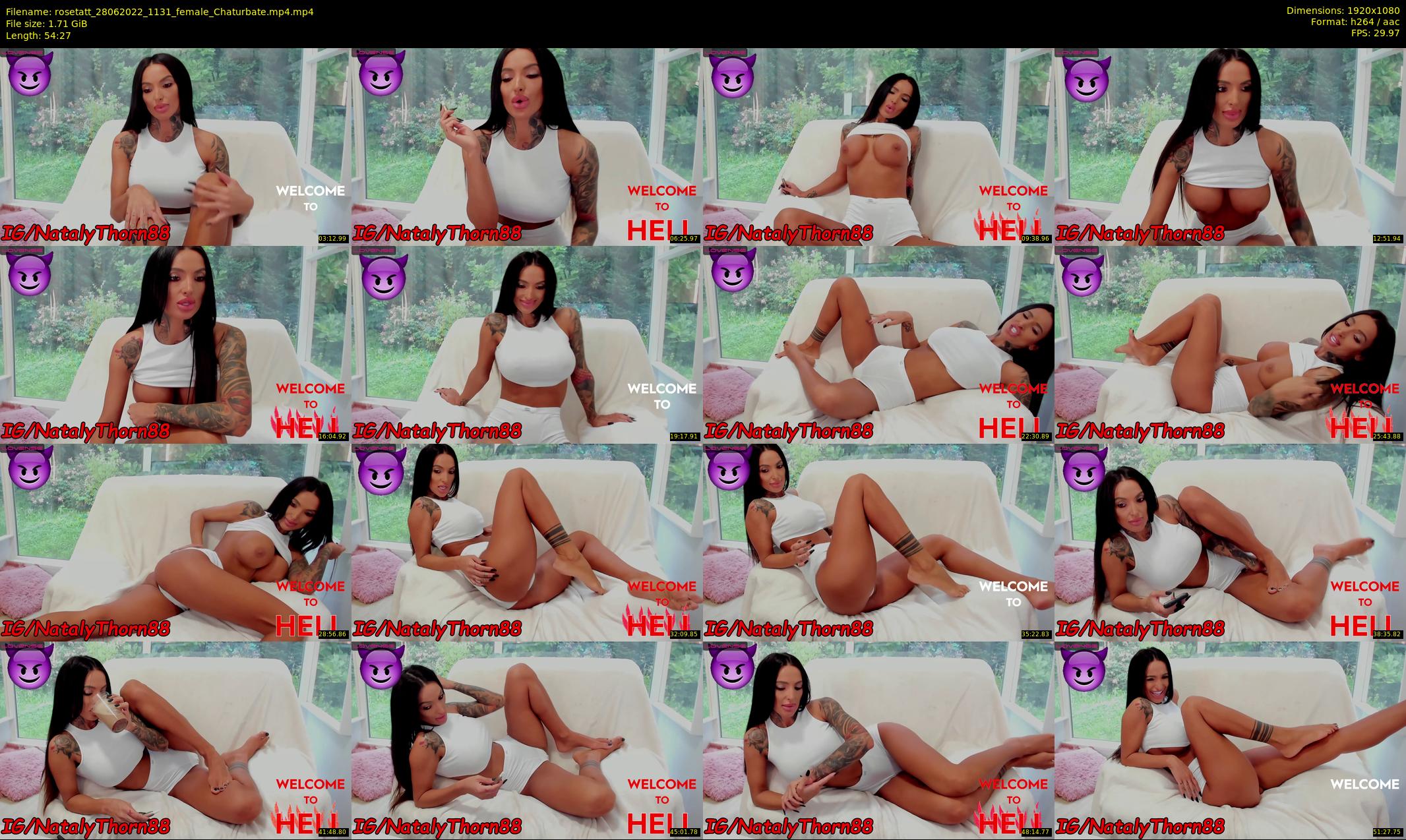 rosetatt — 55 minute Chaturbate female cam show recording, 1080p, Jun 28, 2022
