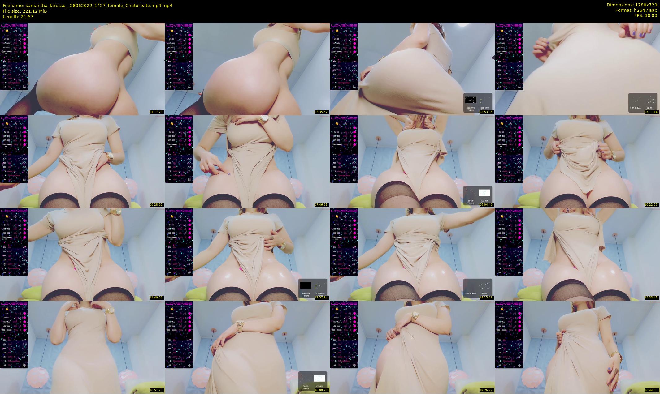 samantha_larusso_ — 22 minute Chaturbate couple cam show recording, 720p, Jun 28, 2022