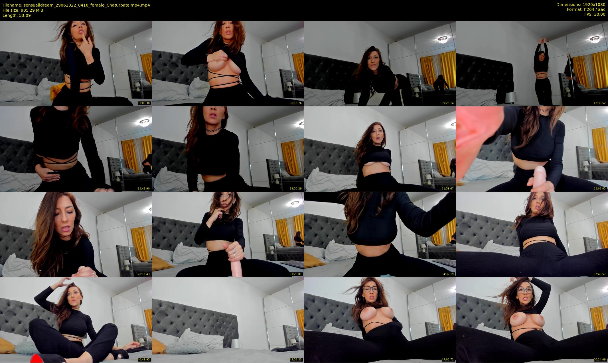 sensualldream — 54 minute Chaturbate female cam show recording, 1080p, Jun 29, 2022