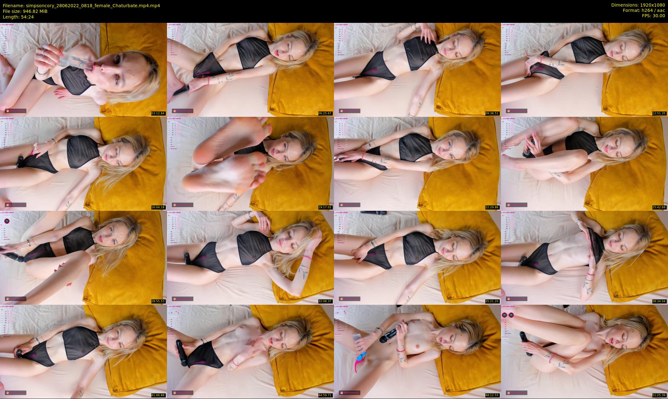 simpsoncory — 55 minute Chaturbate female cam show recording, 1080p, Jun 28, 2022