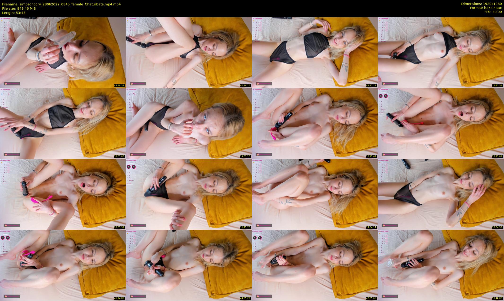 simpsoncory — 54 minute Chaturbate female cam show recording, 1080p, Jun 28, 2022