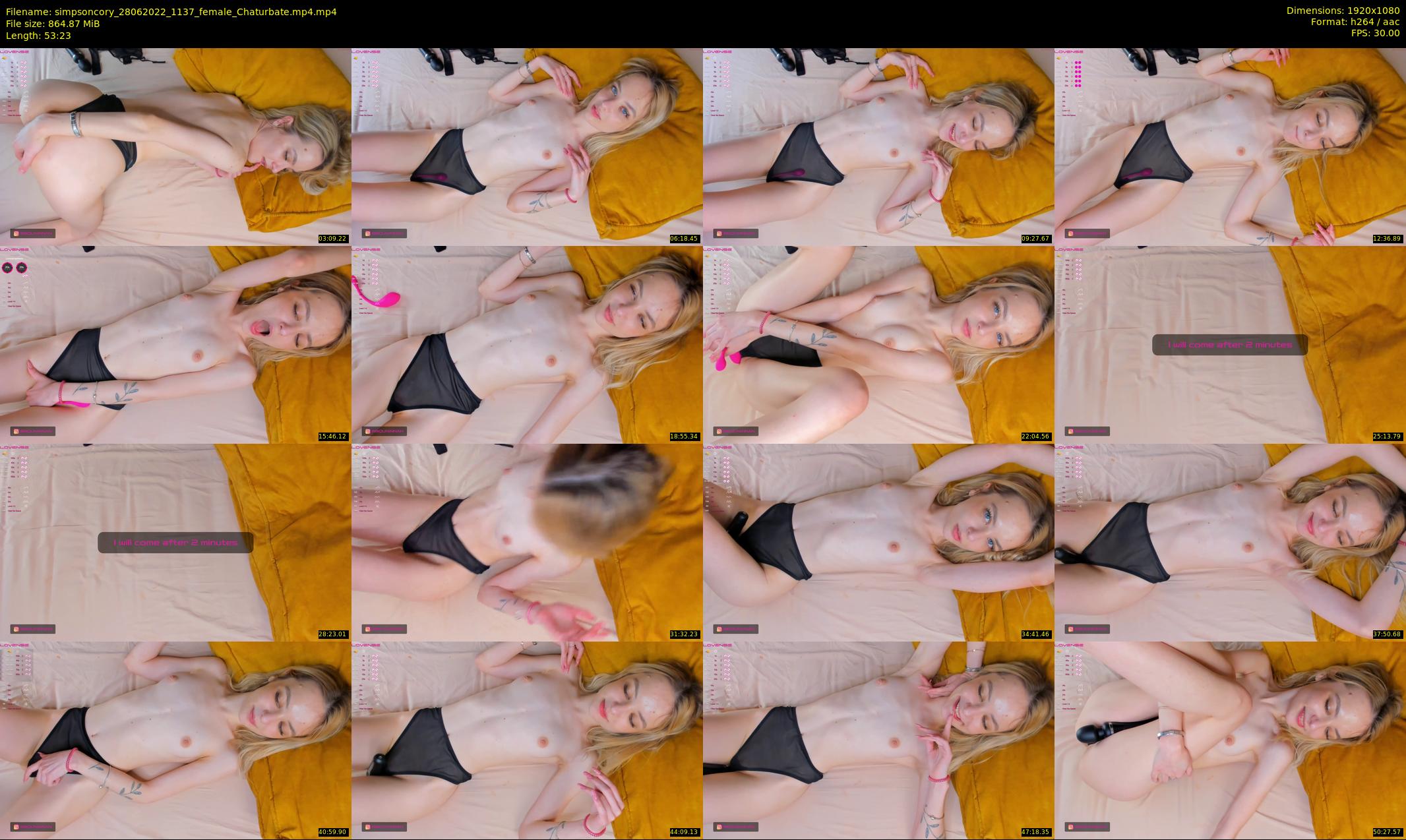 simpsoncory — 54 minute Chaturbate female cam show recording, 1080p, Jun 28, 2022