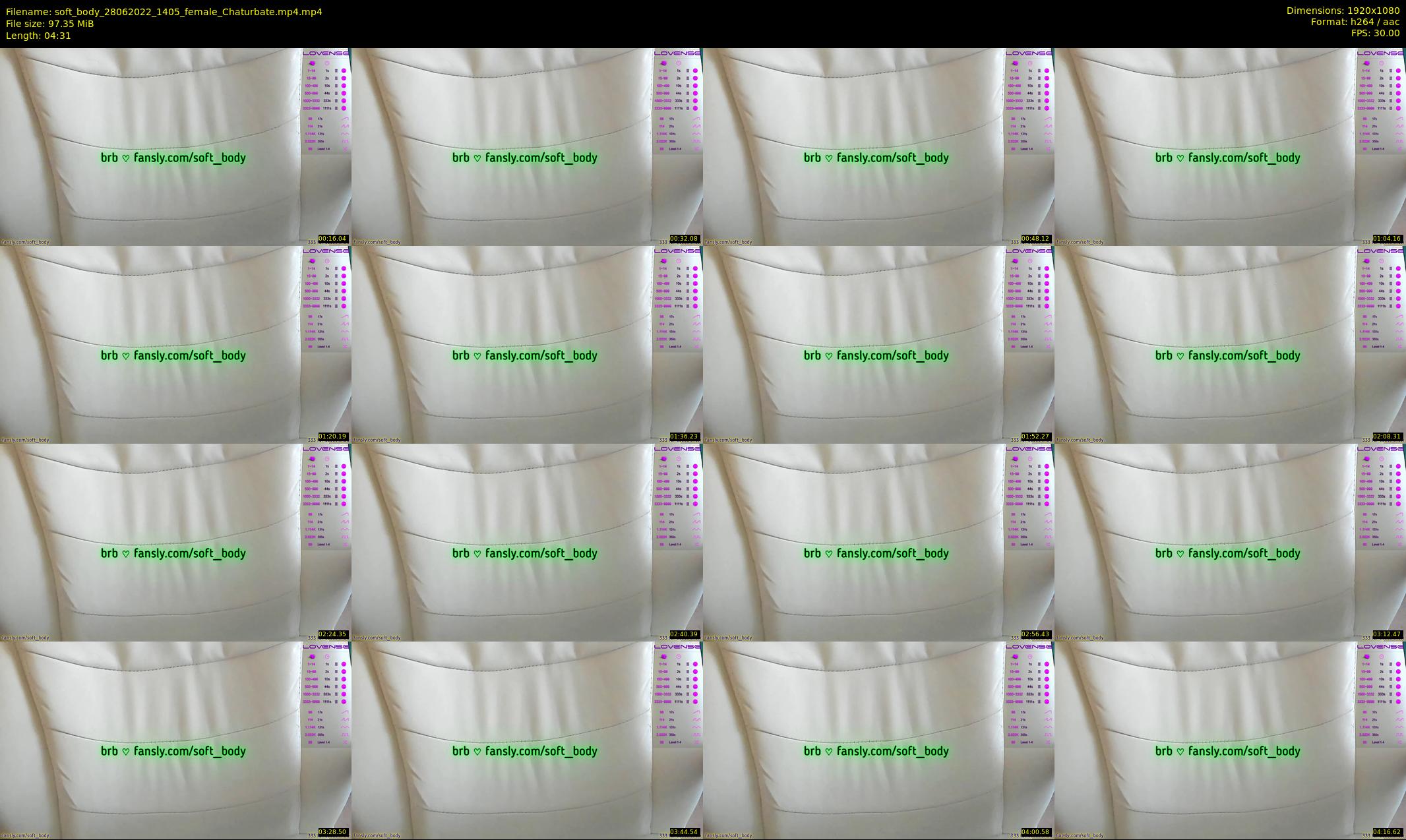 soft_body — 5 minute Chaturbate female cam show recording, 1080p, Jun 28, 2022