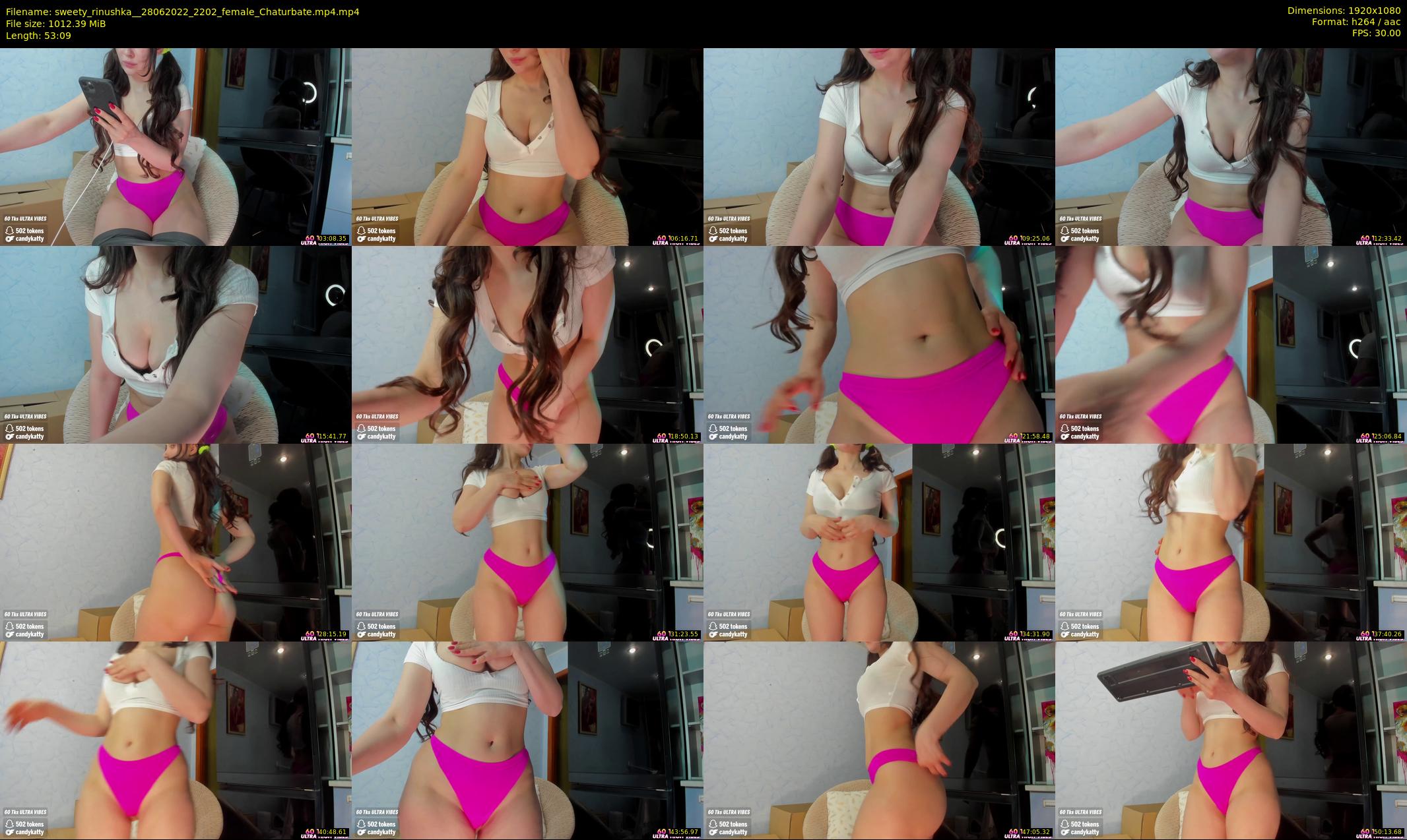 sweety_rinushka_ — 54 minute Chaturbate female cam show recording, 1080p, Jun 28, 2022