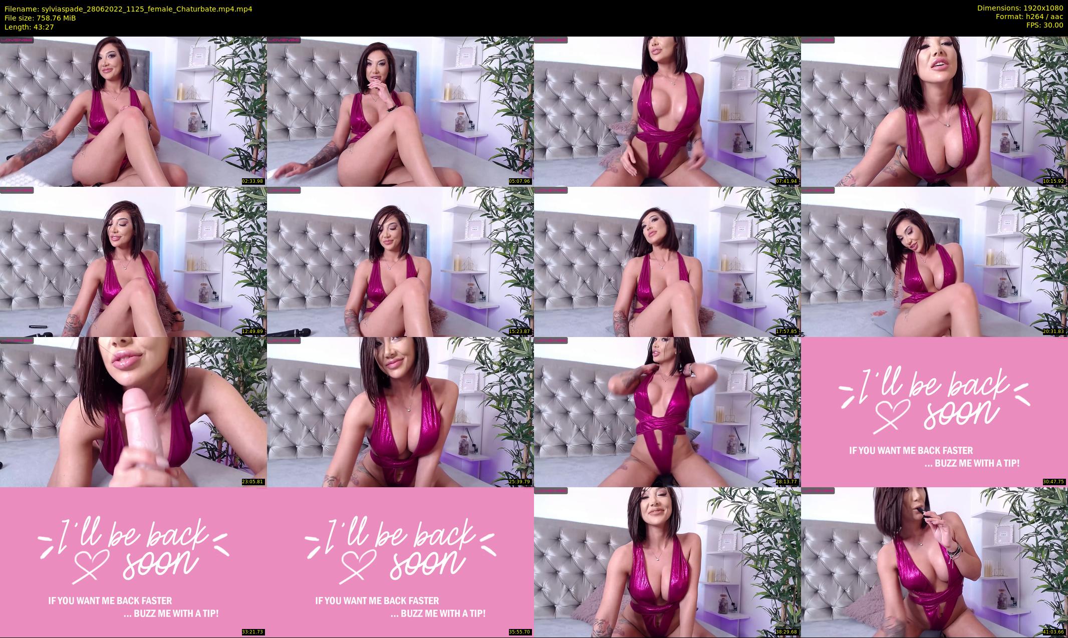 sylviaspade — 44 minute Chaturbate female cam show recording, 1080p, Jun 28, 2022