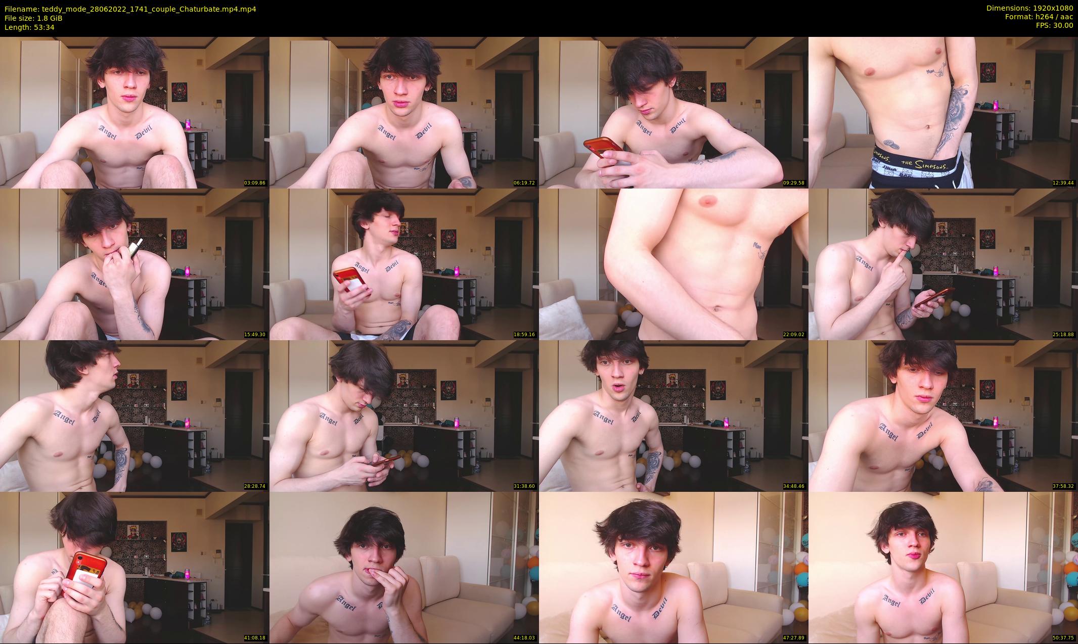 teddy_mode — 54 minute Chaturbate couple cam show recording, 1080p, Jun 28, 2022