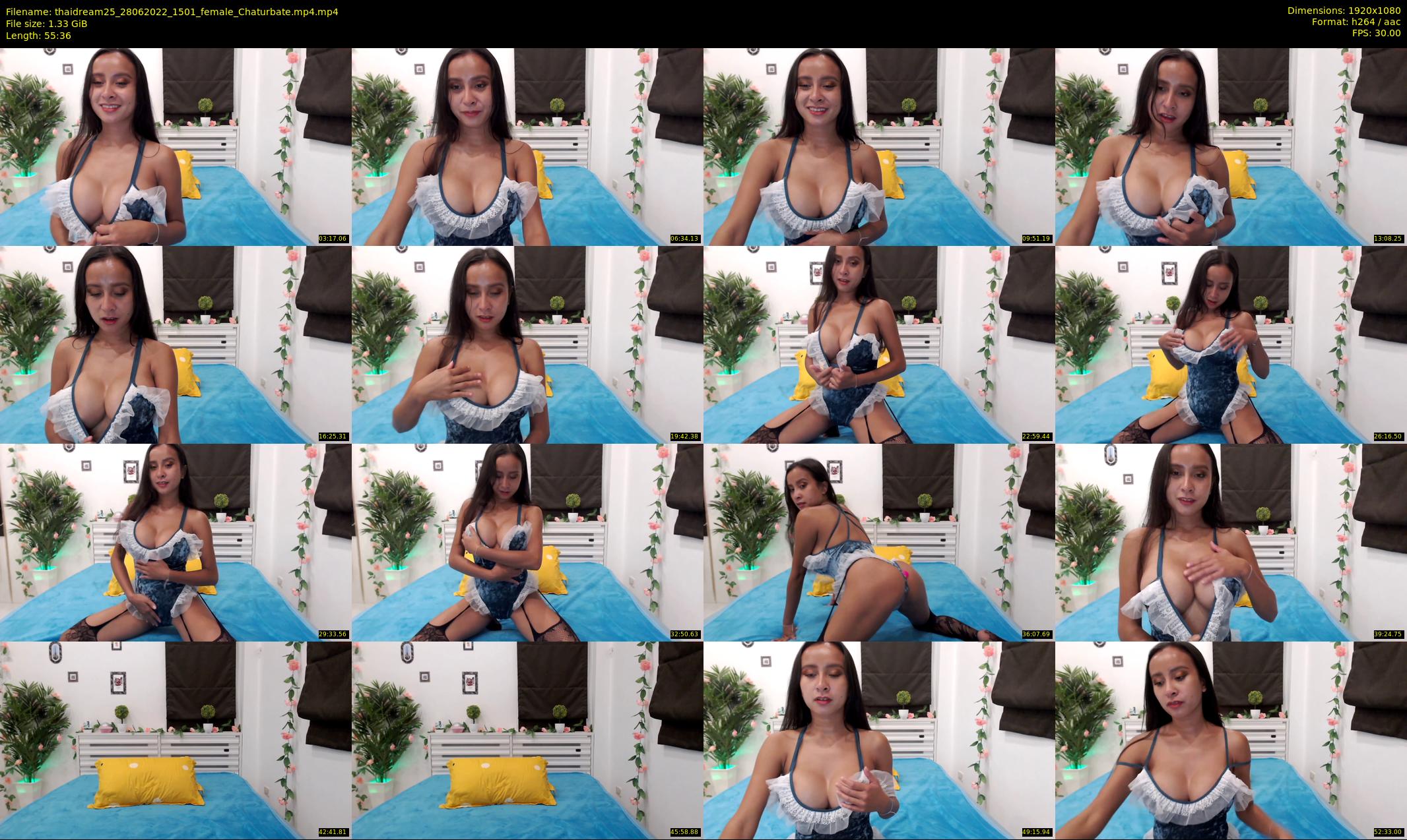 thaidream25 — 56 minute Chaturbate female cam show recording, 1080p, Jun 28, 2022