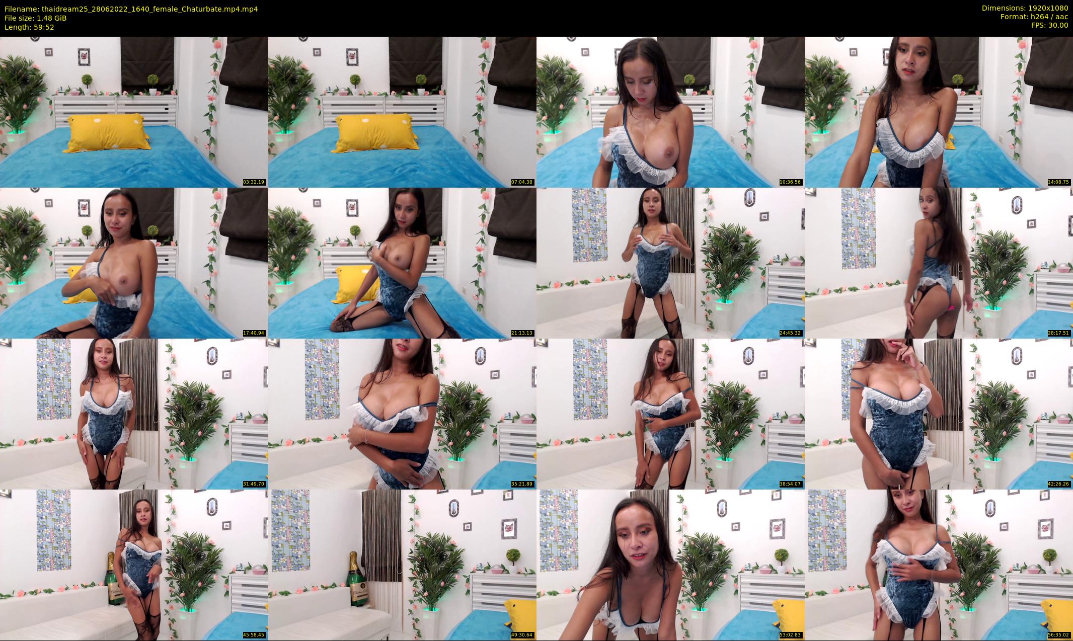 thaidream25 — 60 minute Chaturbate female cam show recording, 1080p, Jun 28, 2022