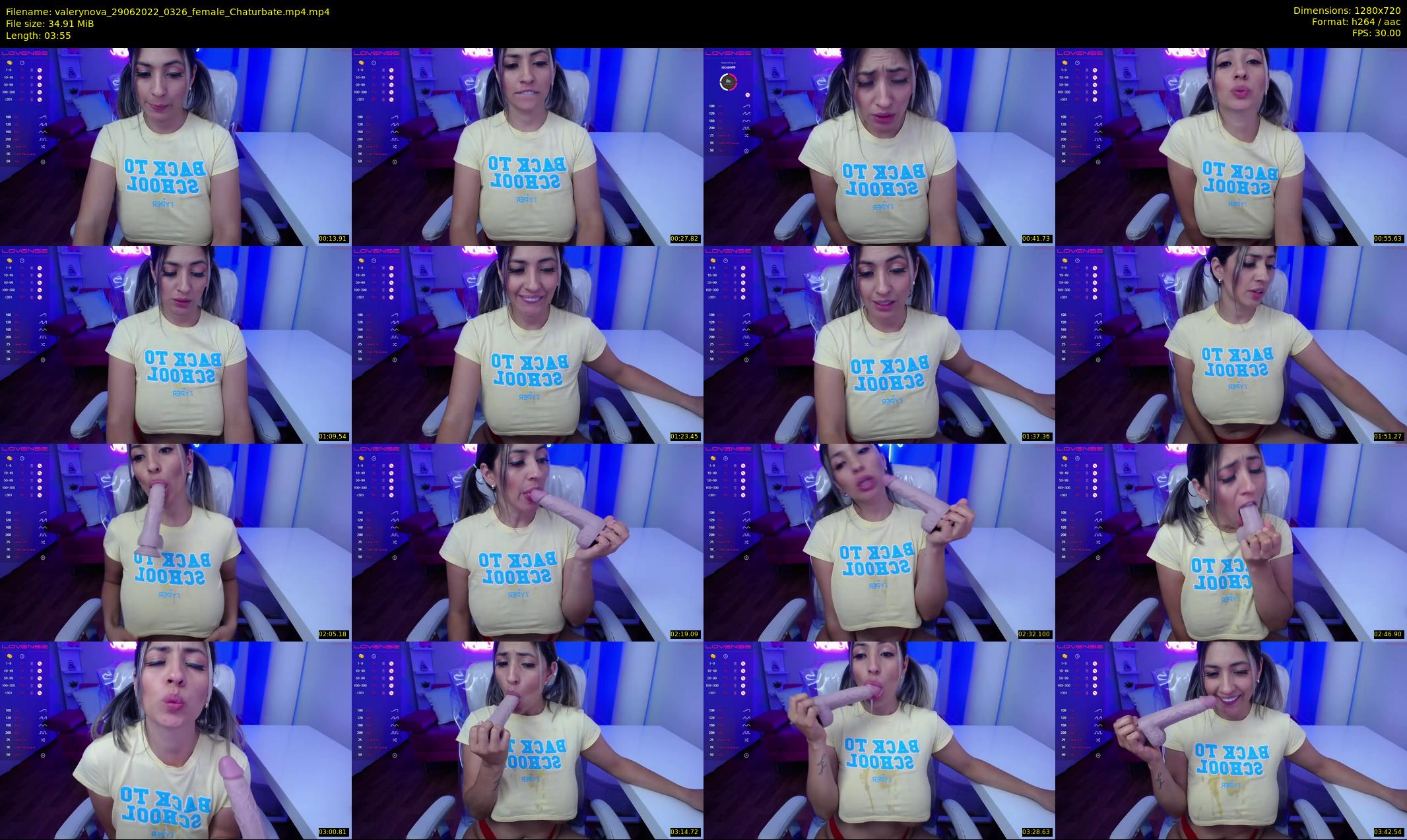 valerynova — 4 minute Chaturbate female cam show recording, 720p, Jun 29, 2022