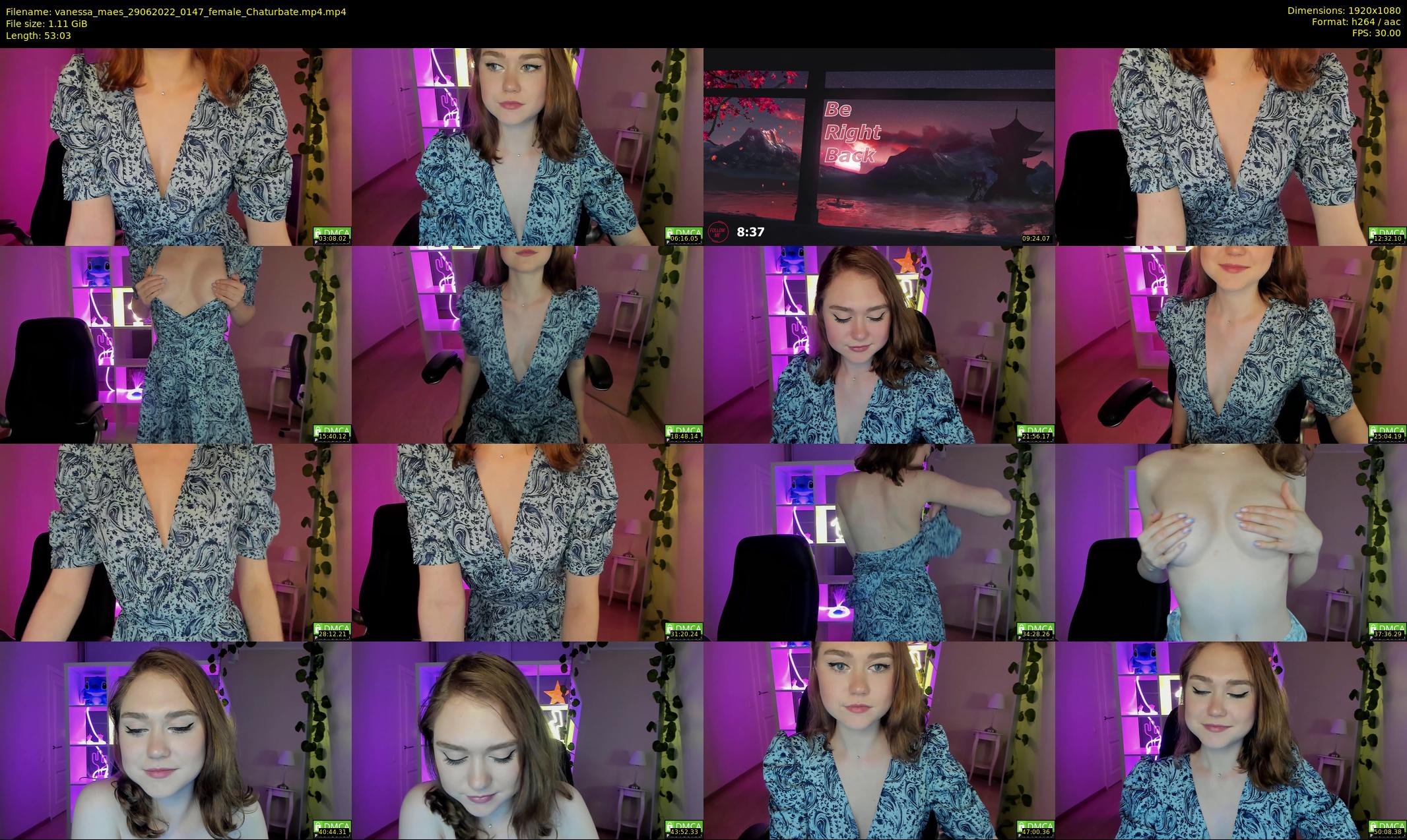 vanessa_maes — 54 minute Chaturbate female cam show recording, 1080p, Jun 29, 2022