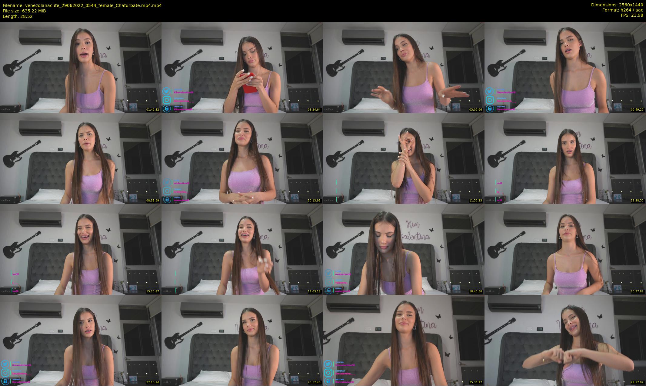 venezolanacute — 29 minute Chaturbate female cam show recording, 1080p, Jun 29, 2022