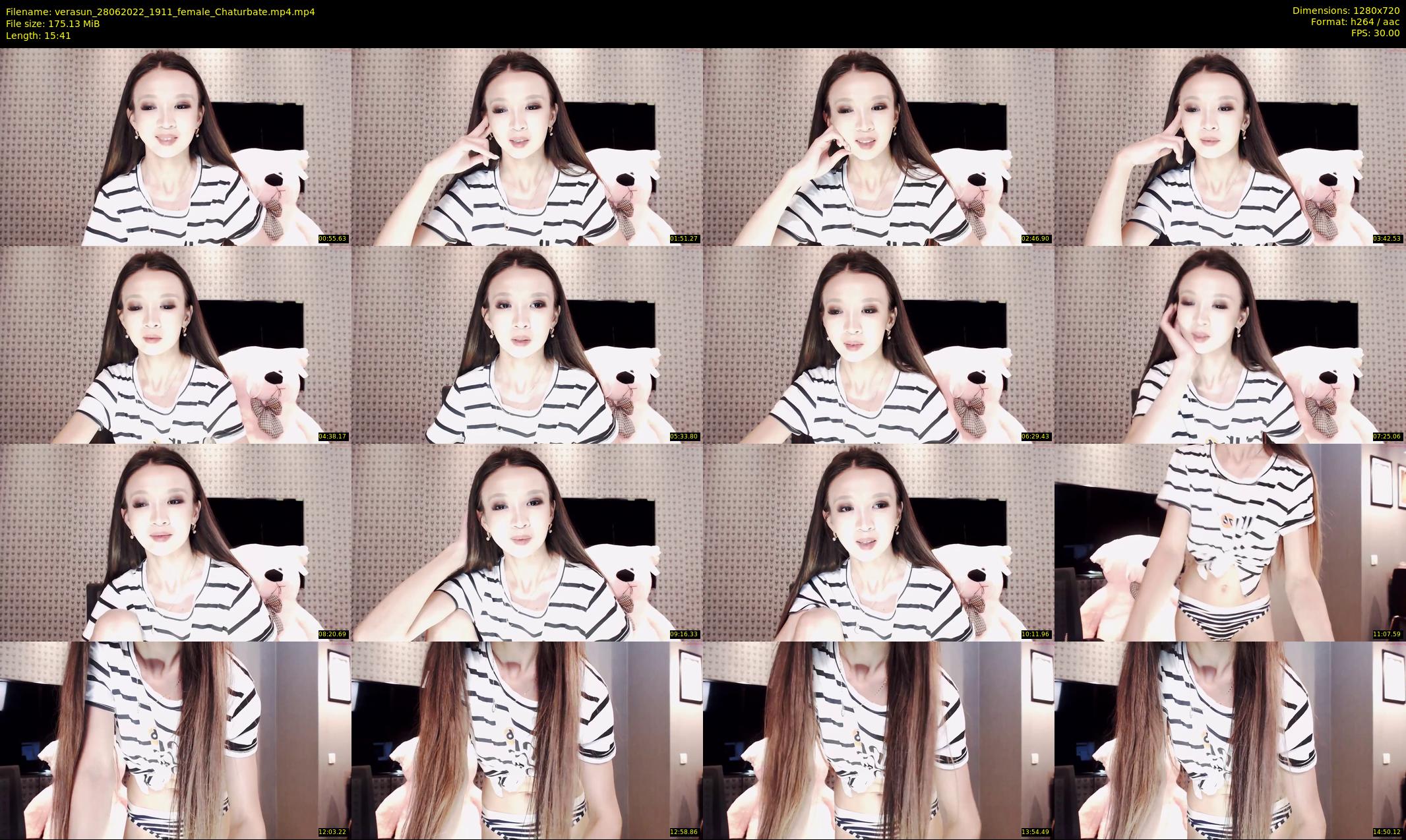 verasun — 16 minute Chaturbate female cam show recording, 720p, Jun 28, 2022