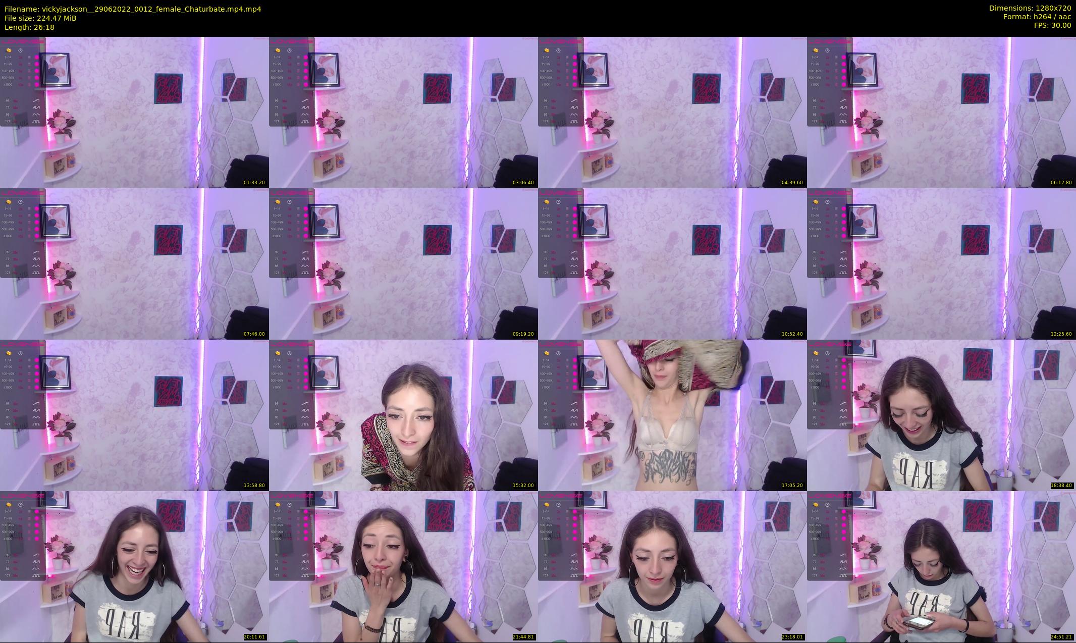 vickyjackson_ — 27 minute Chaturbate female cam show recording, 720p, Jun 29, 2022