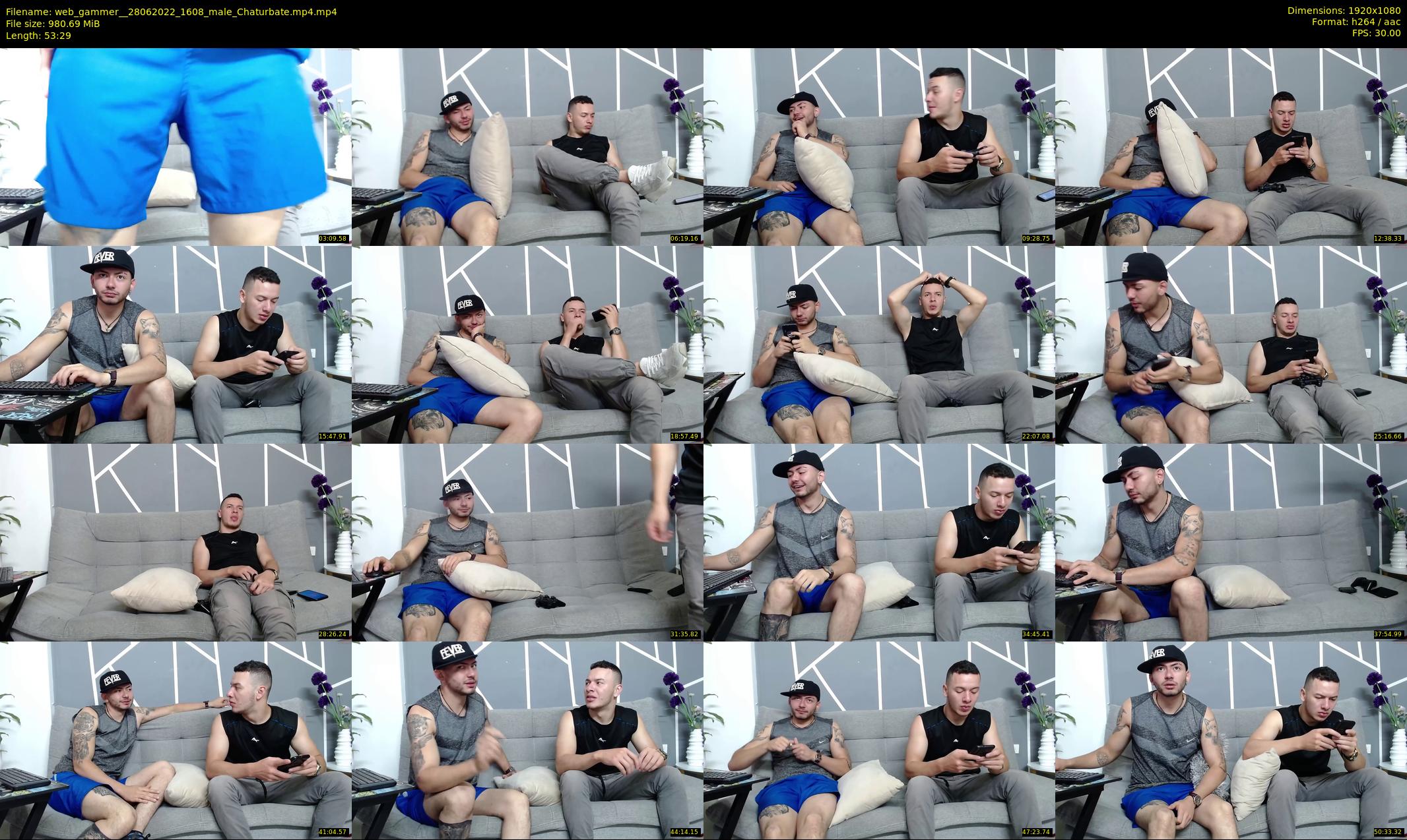 web_gammer_ — 54 minute Chaturbate male cam show recording, 1080p, Jun 28, 2022