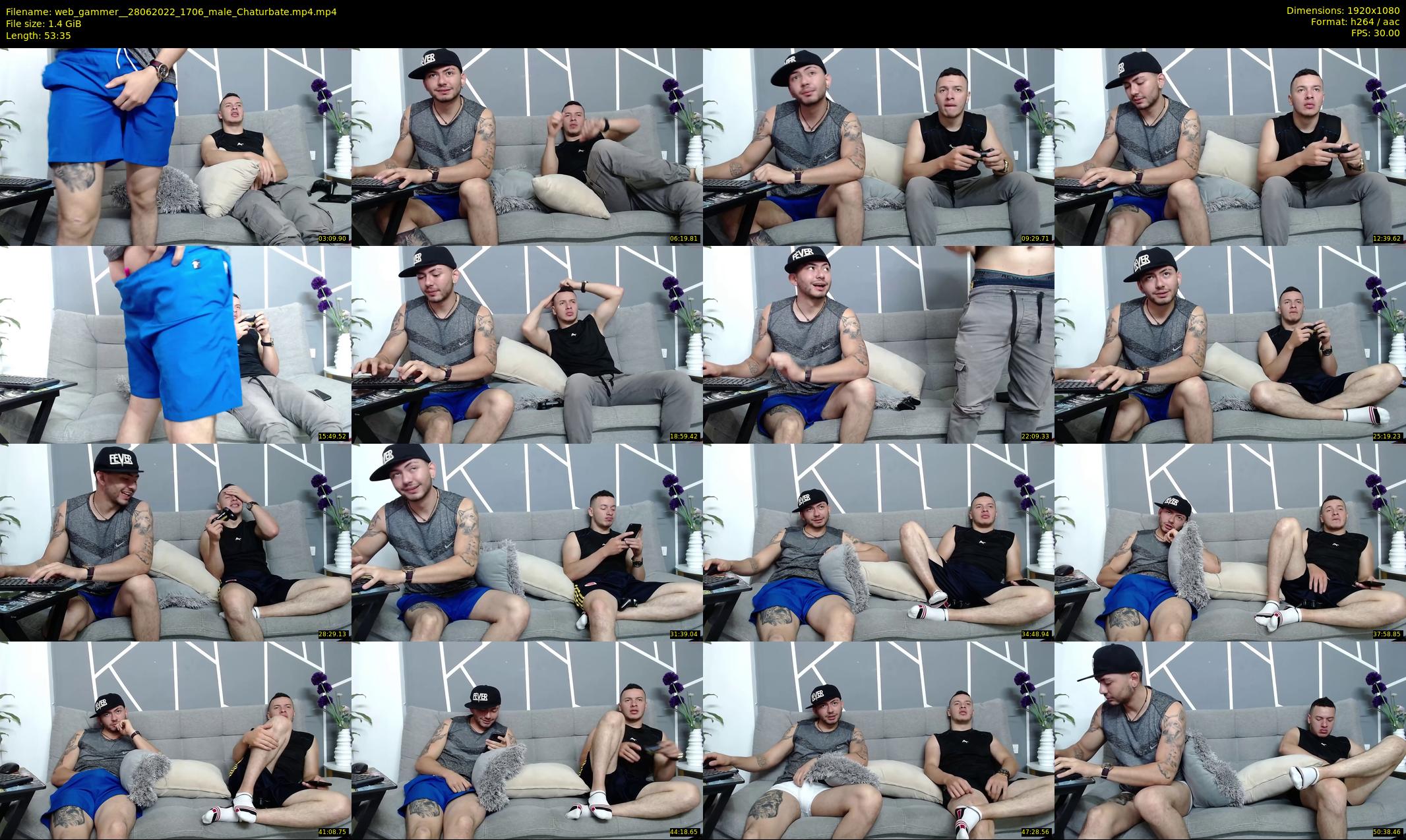 web_gammer_ — 54 minute Chaturbate male cam show recording, 1080p, Jun 28, 2022