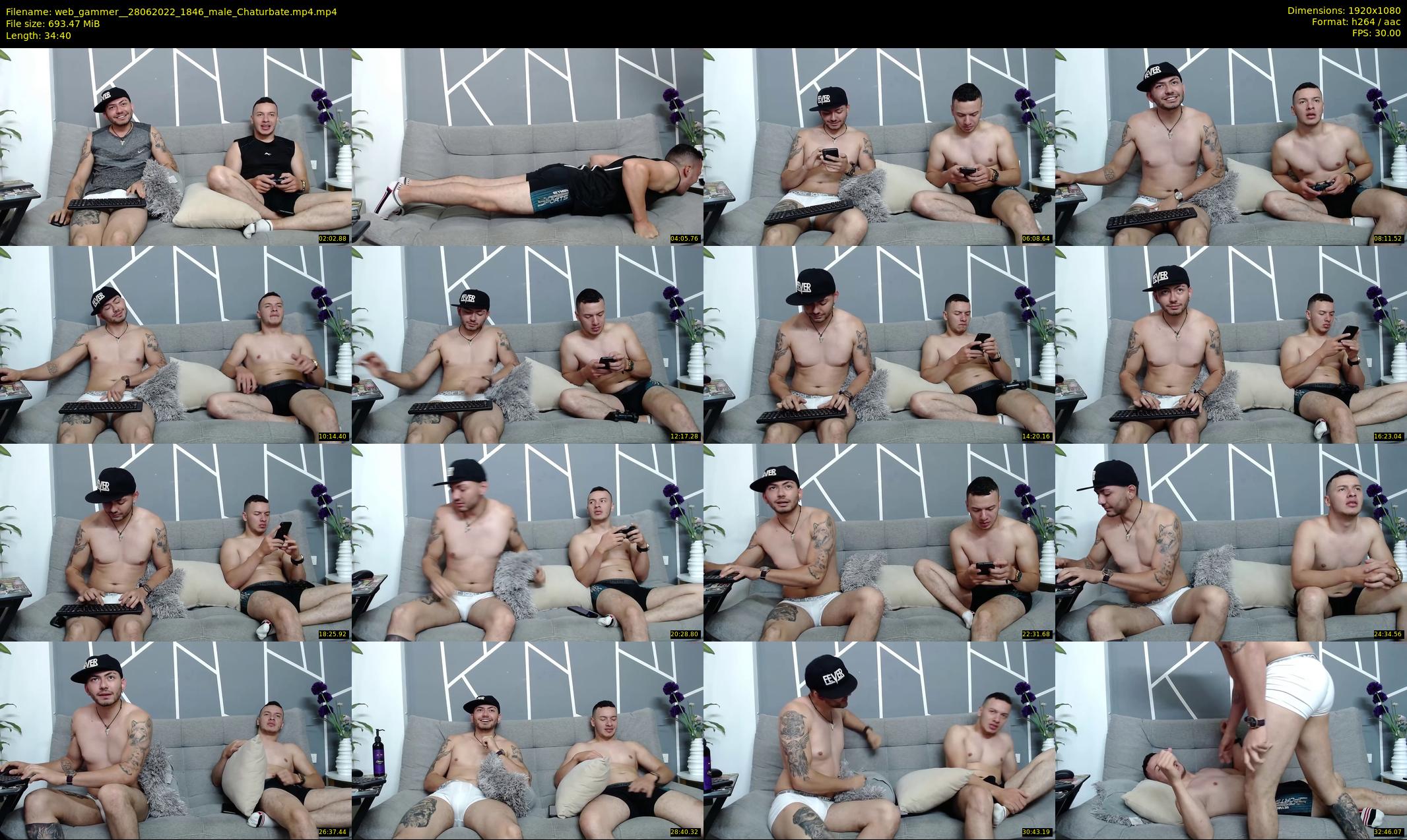 web_gammer_ — 35 minute Chaturbate male cam show recording, 1080p, Jun 28, 2022