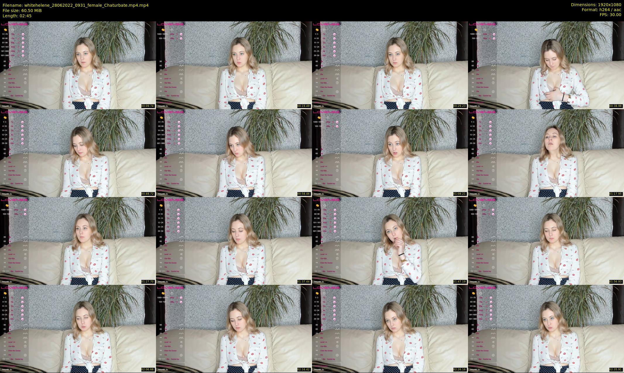 whitehelene — 3 minute Chaturbate female cam show recording, 1080p, Jun 28, 2022