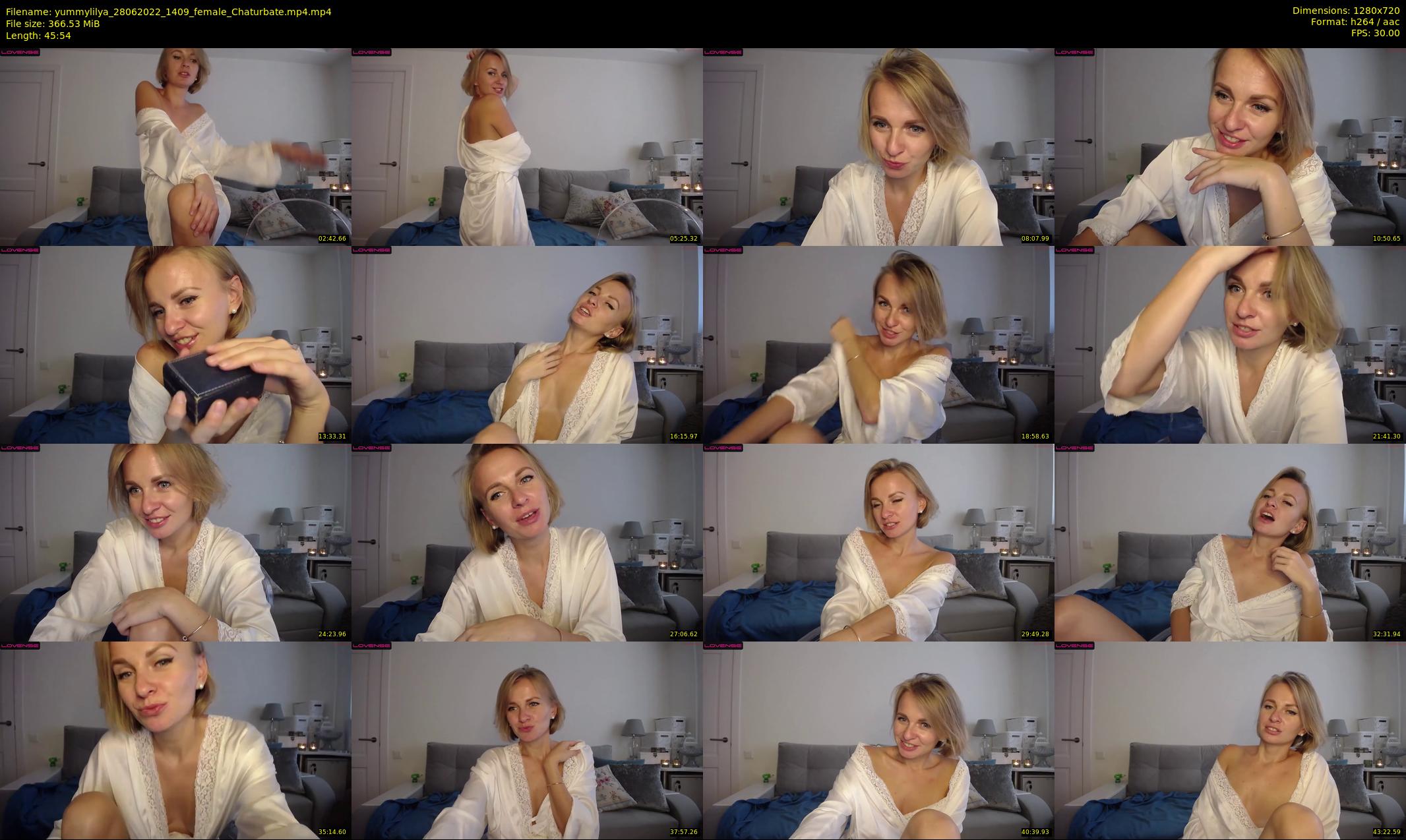 yummylilya — 46 minute Chaturbate female cam show recording, 720p, Jun 28, 2022