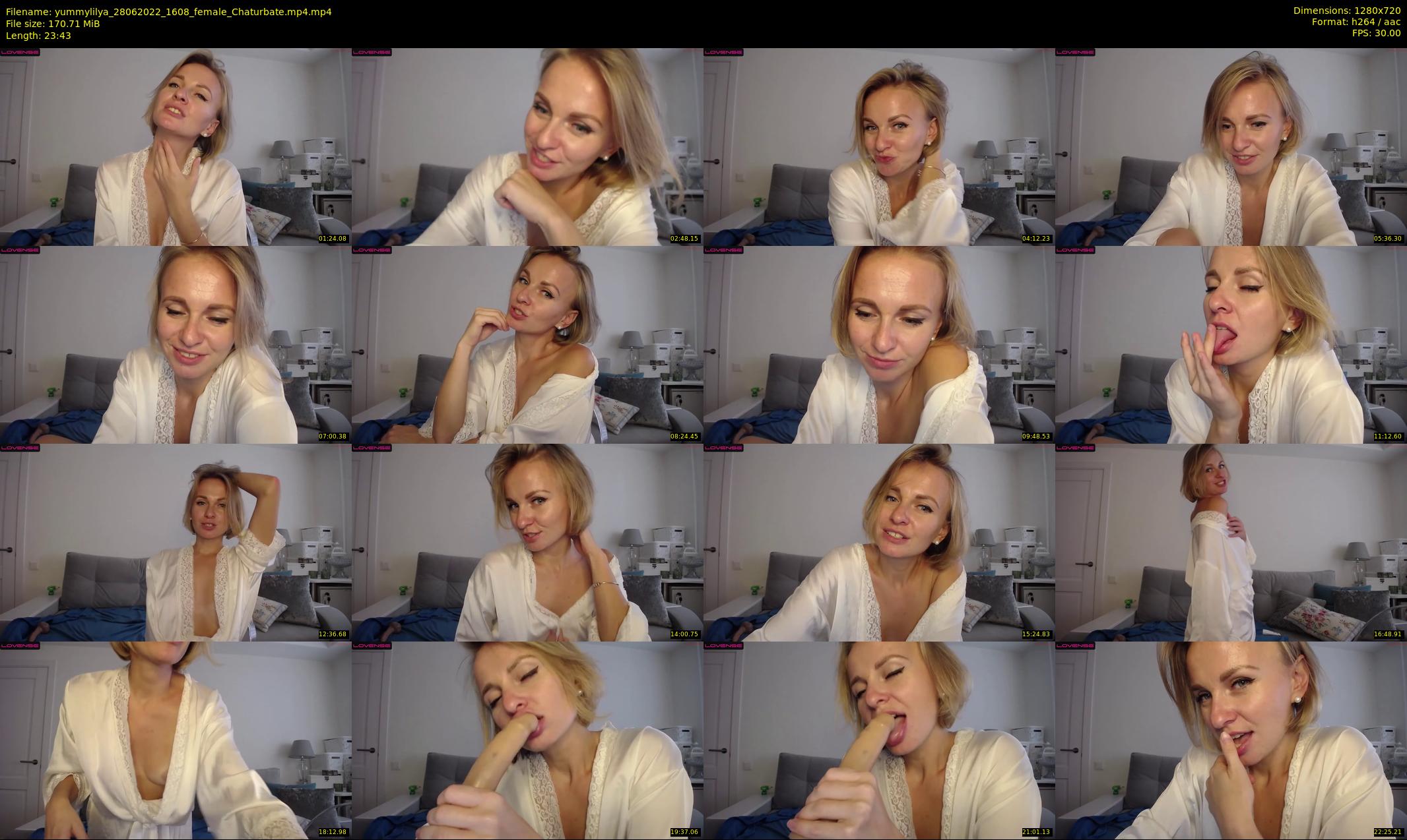 yummylilya — 24 minute Chaturbate female cam show recording, 720p, Jun 28, 2022