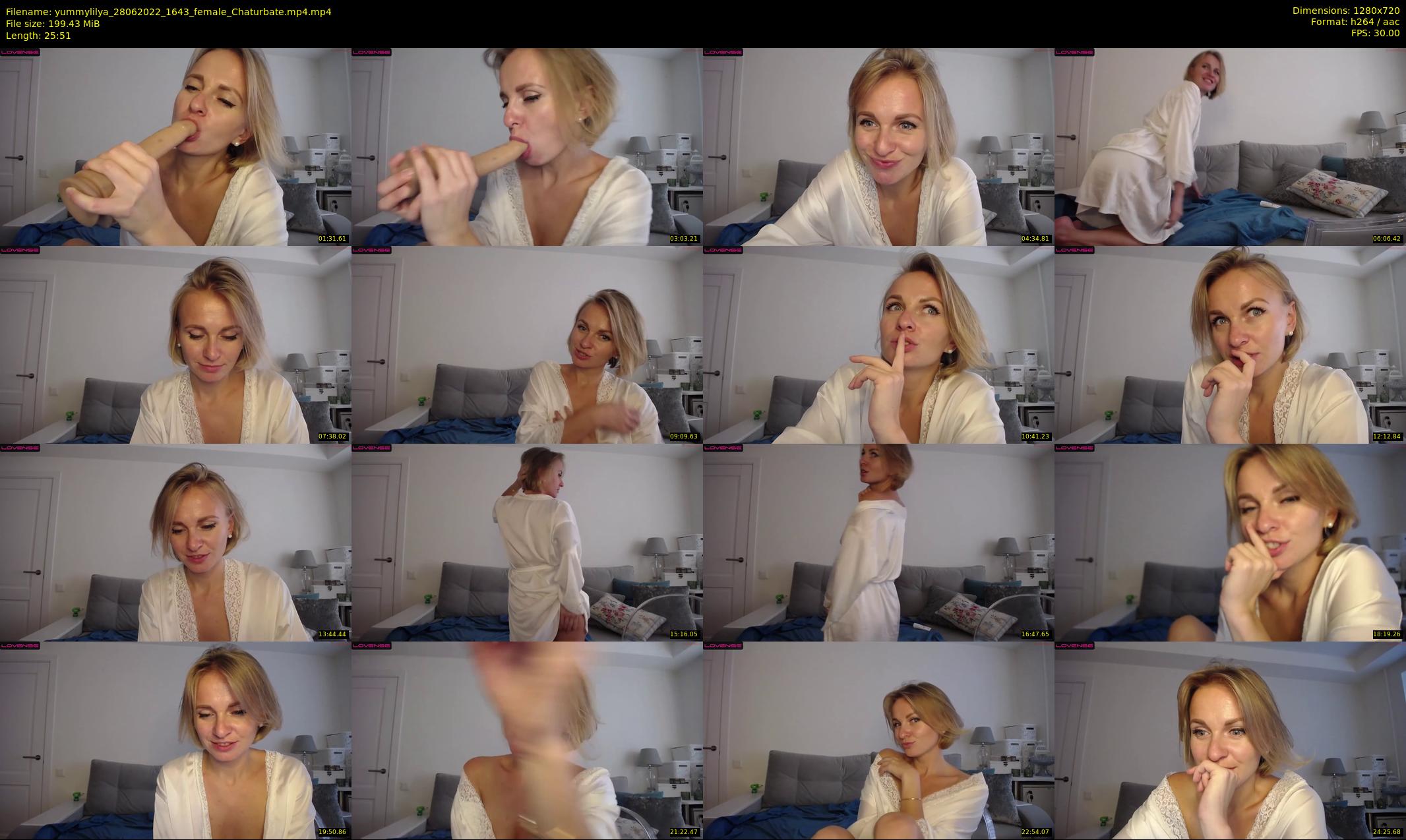 yummylilya — 26 minute Chaturbate female cam show recording, 720p, Jun 28, 2022