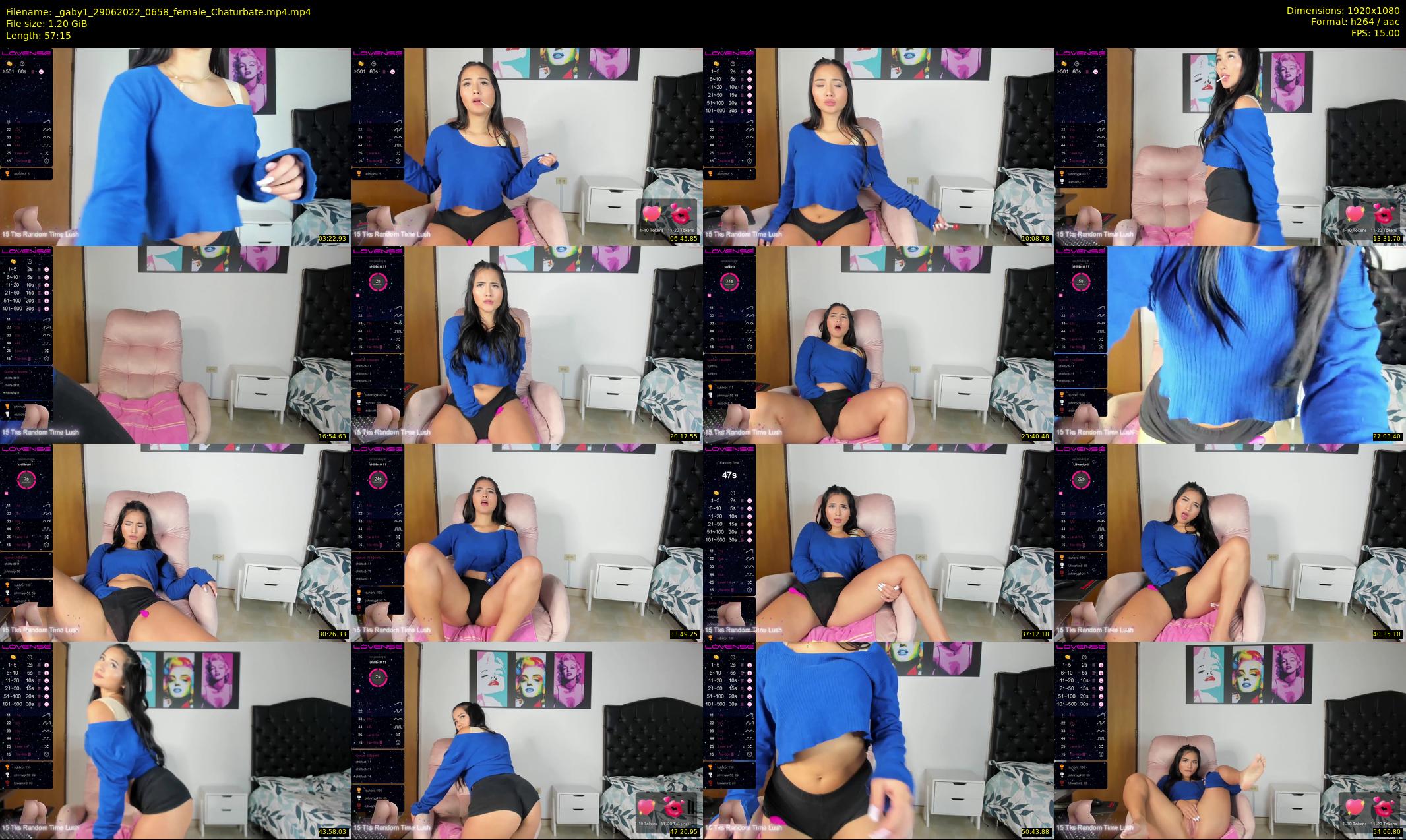 _gaby1 — 58 minute Chaturbate female cam show recording, 1080p, Jun 29, 2022